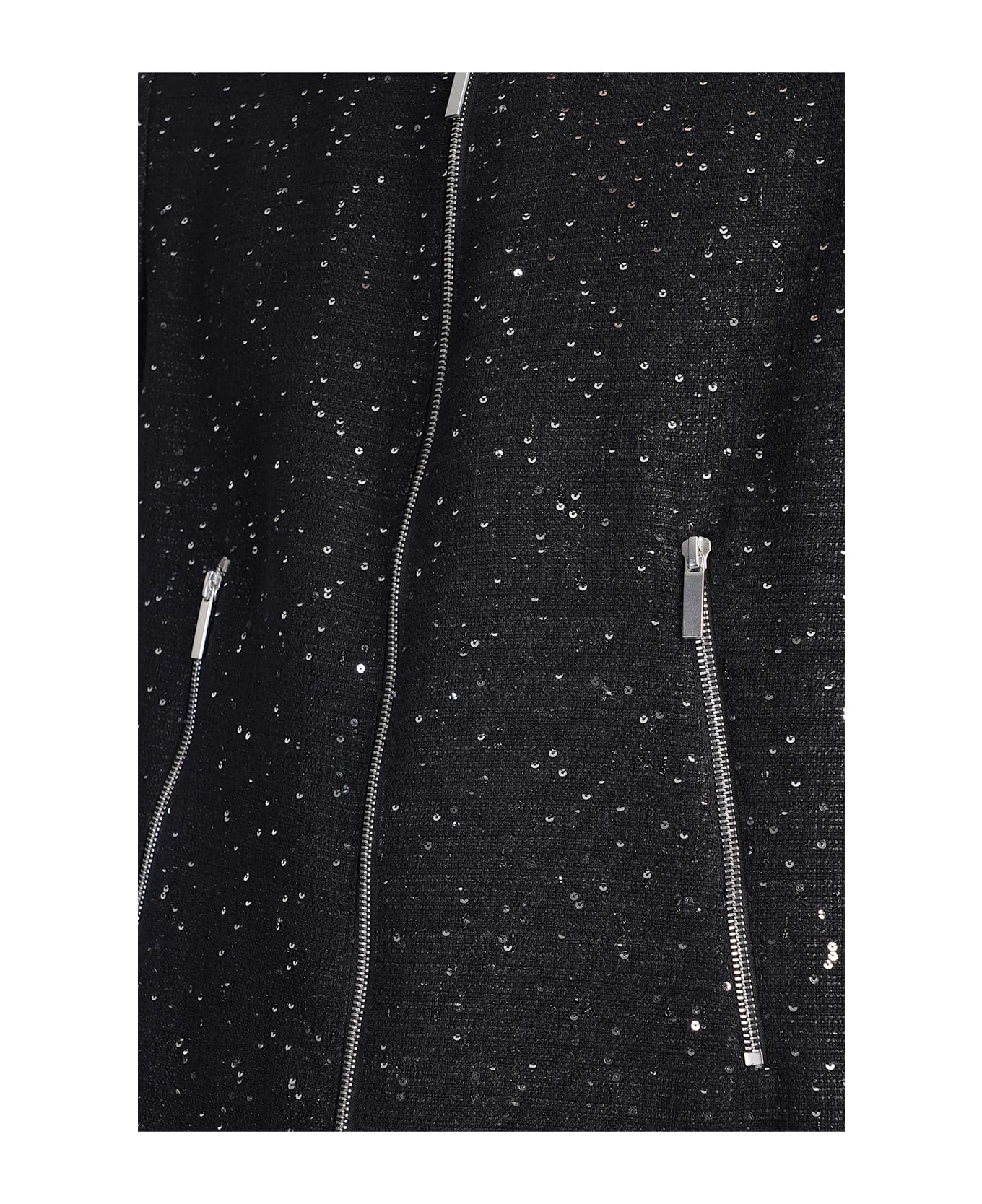 Sapio N 36 Casual Jacket In Black Cotton - black