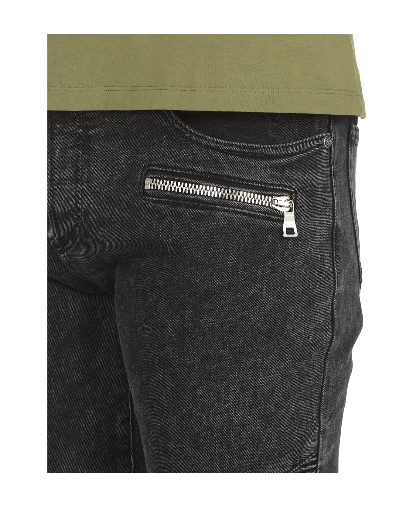 Balmain Cotton Jeans - NOIR