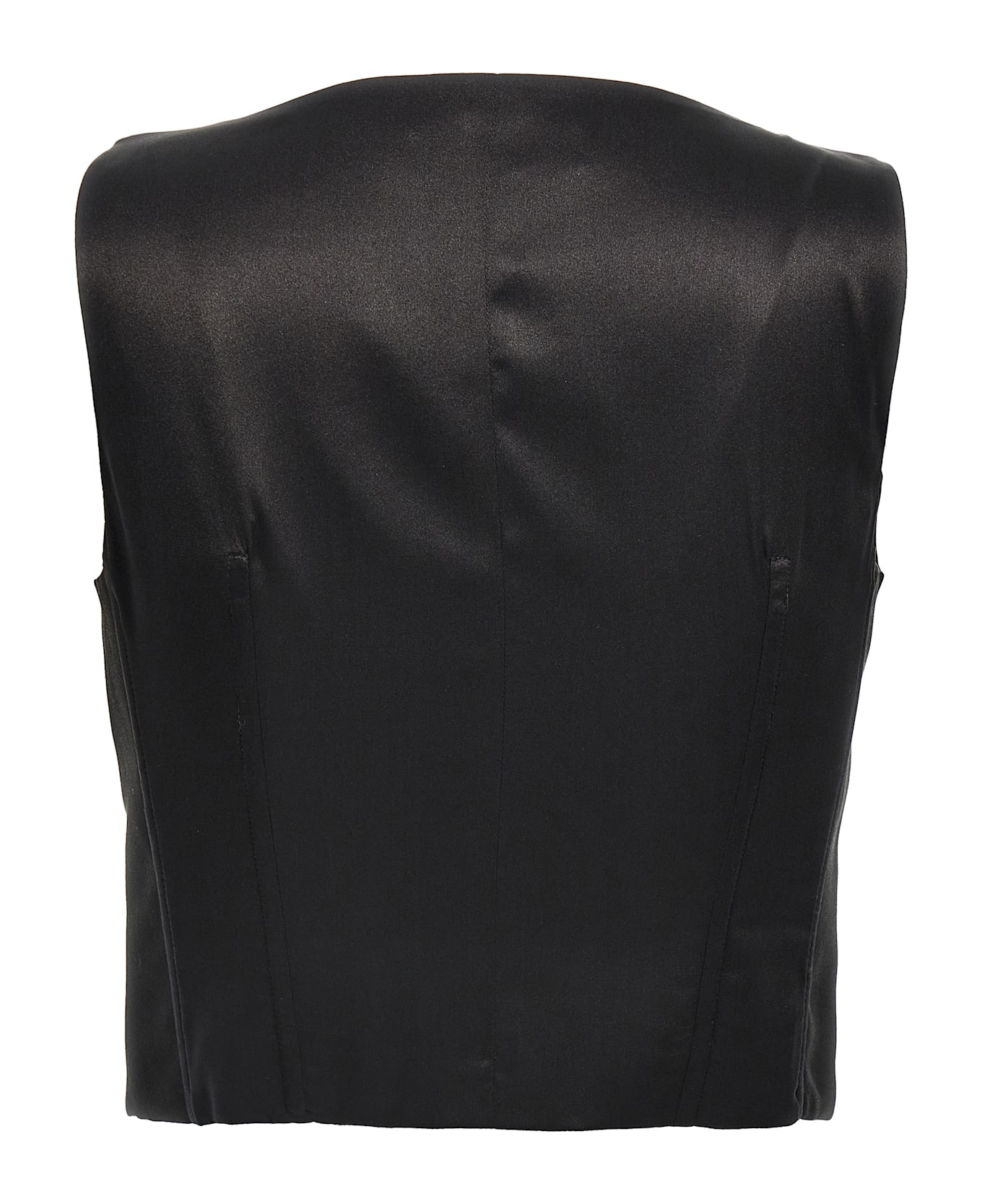 Dolce & Gabbana Tuxedo Gilet - Black