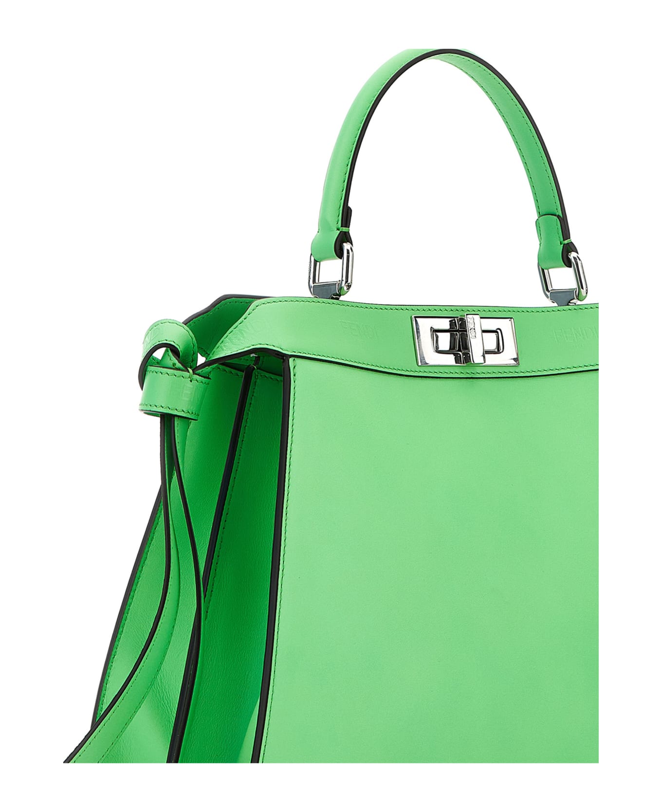 Fendi 'peekaboo Iseeu' Midi Handbag - GREEN