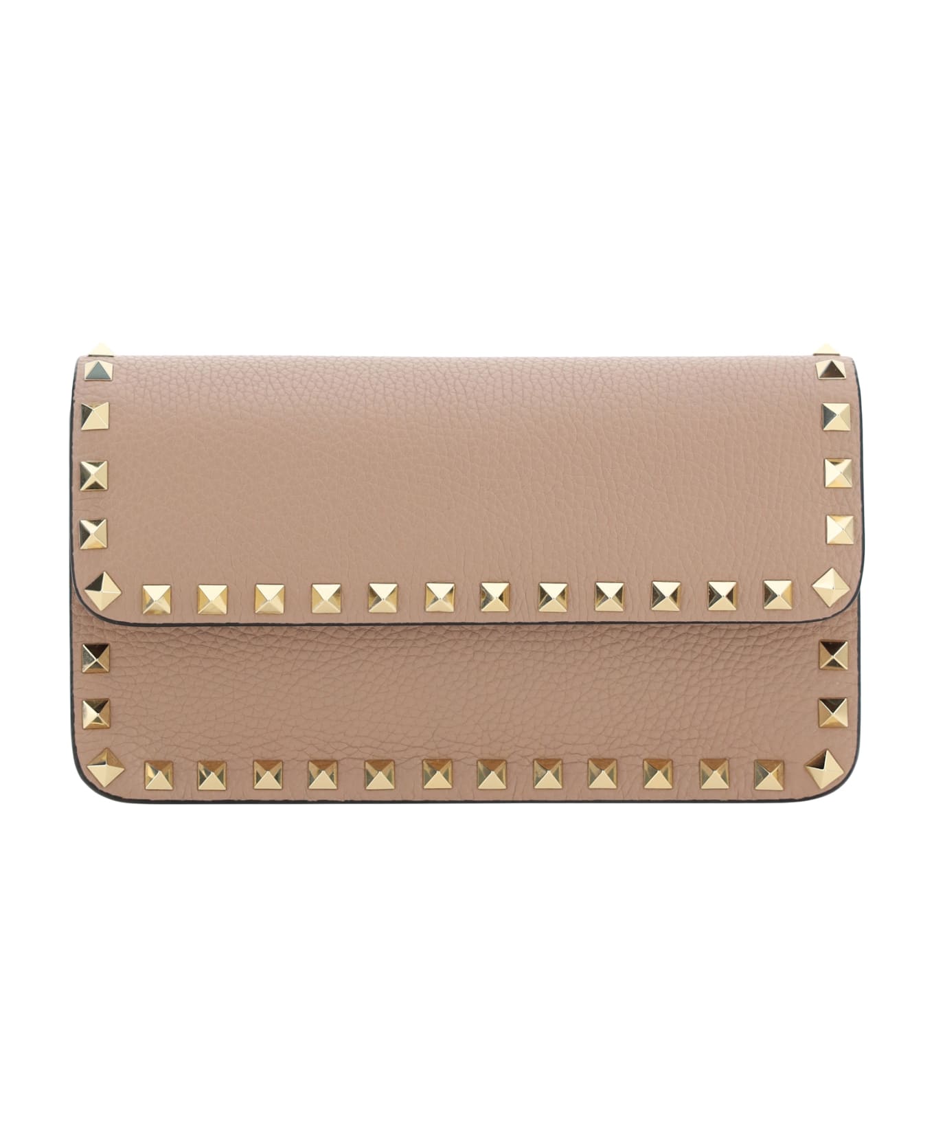 Valentino Garavani Rockstud Shoulder Bag - Poudre