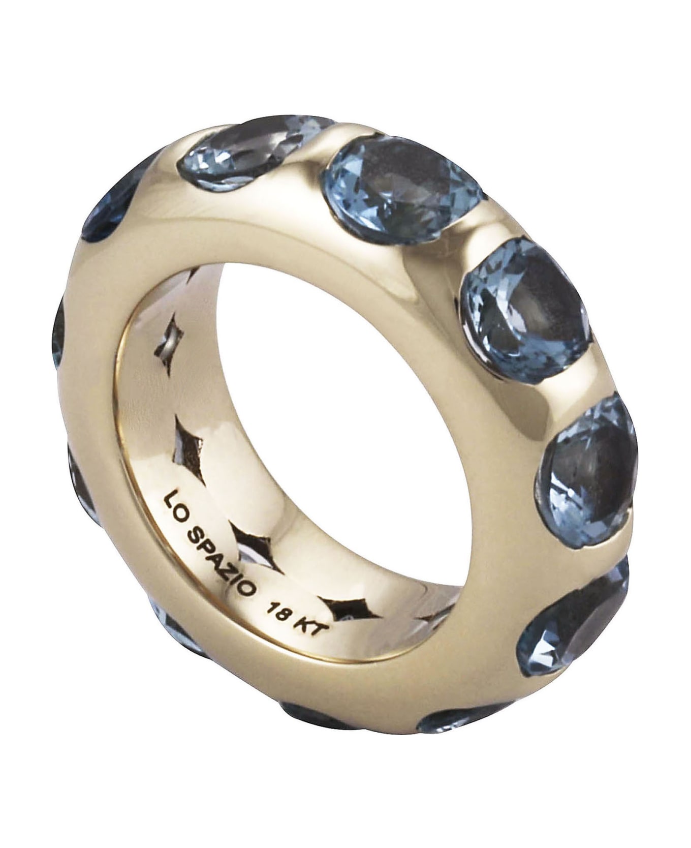 Lo Spazio Jewelry Lo Spazio Aquamarina Ring - Sea_Blue