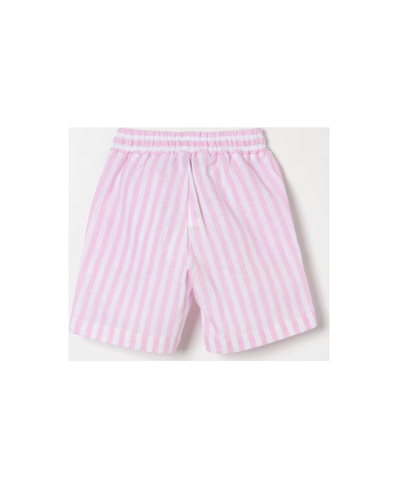 Manuel Ritz Bermuda A Righe - Pink