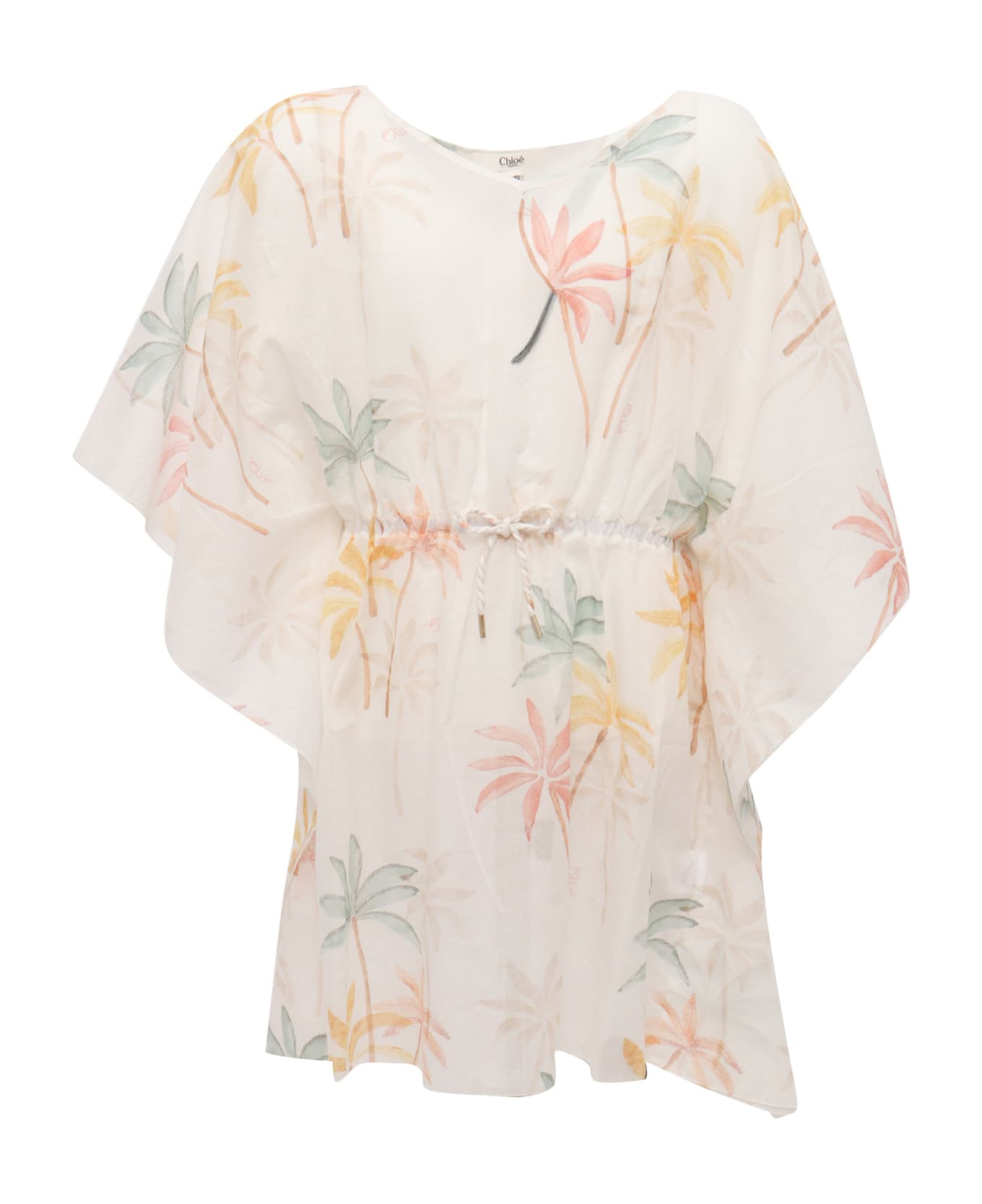 Chloé Short Sleeve Dress - MULTICOLOR