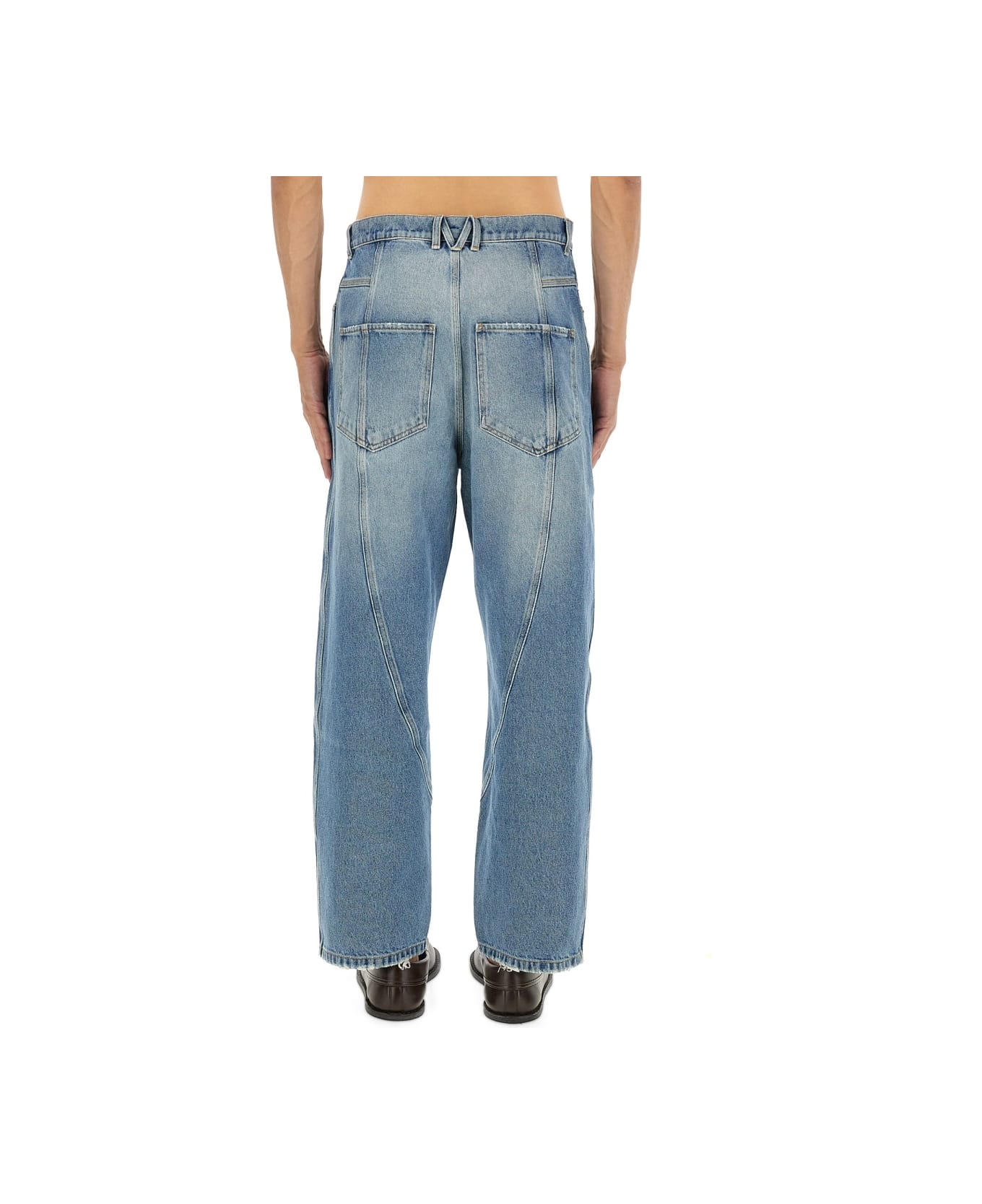 Moschino Cotton Denim Jeans - BLUE