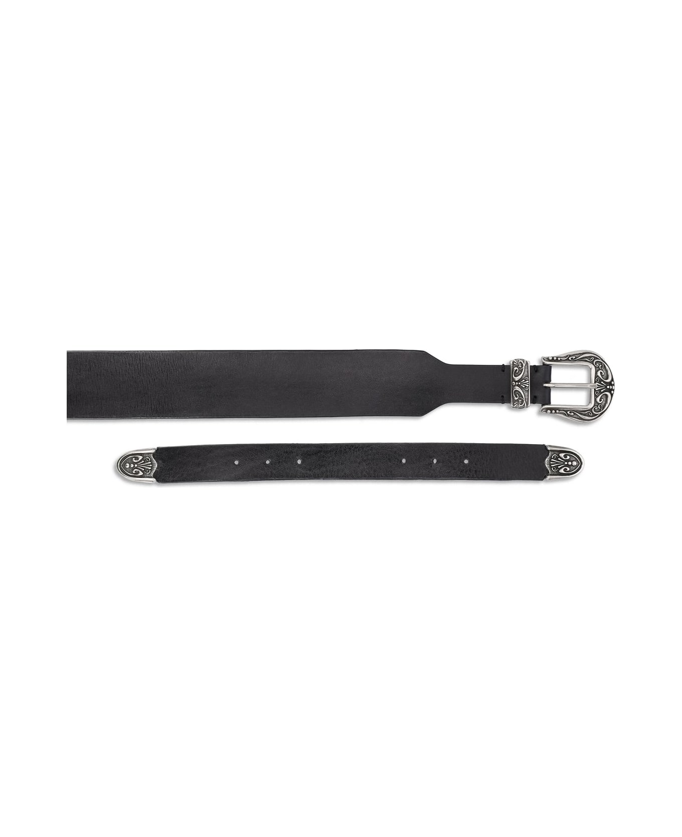 Golden Goose Double Buckled Belt - Black