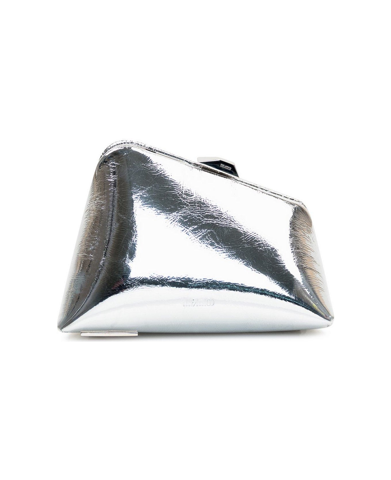 The Attico Midnight Mini Clutch Bag - SILVER
