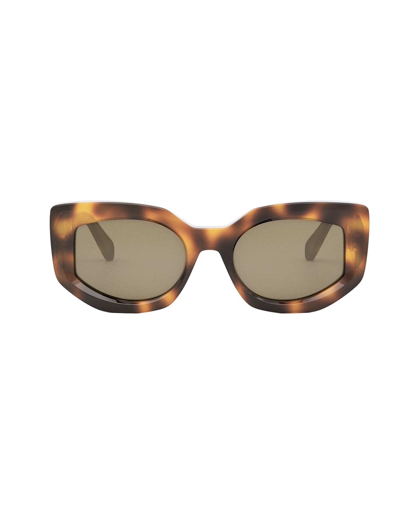 Celine Cl40277i Celine 3 Dots 53e Havana Sunglasses - Marrone