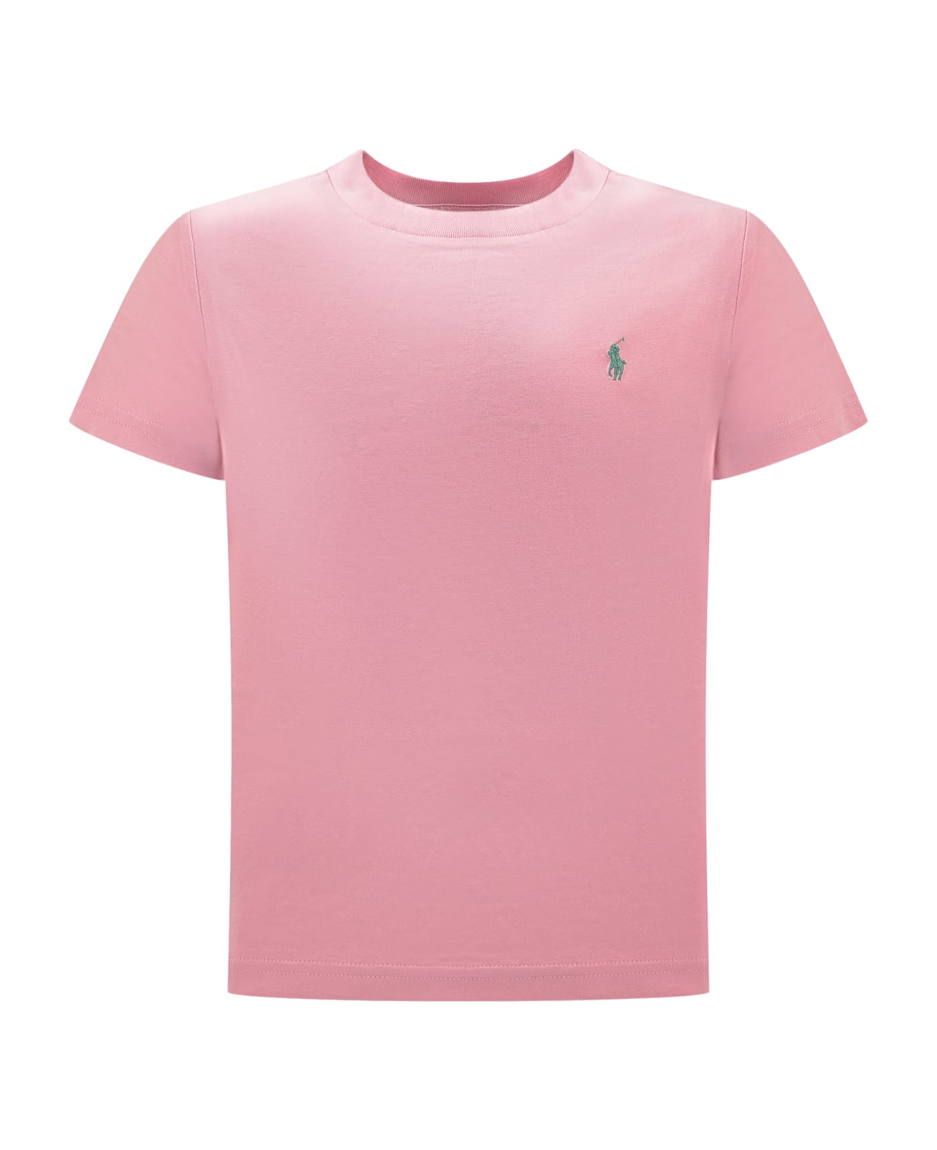 Polo Ralph Lauren Logo T-shirt - GARDEN PINK/C5140