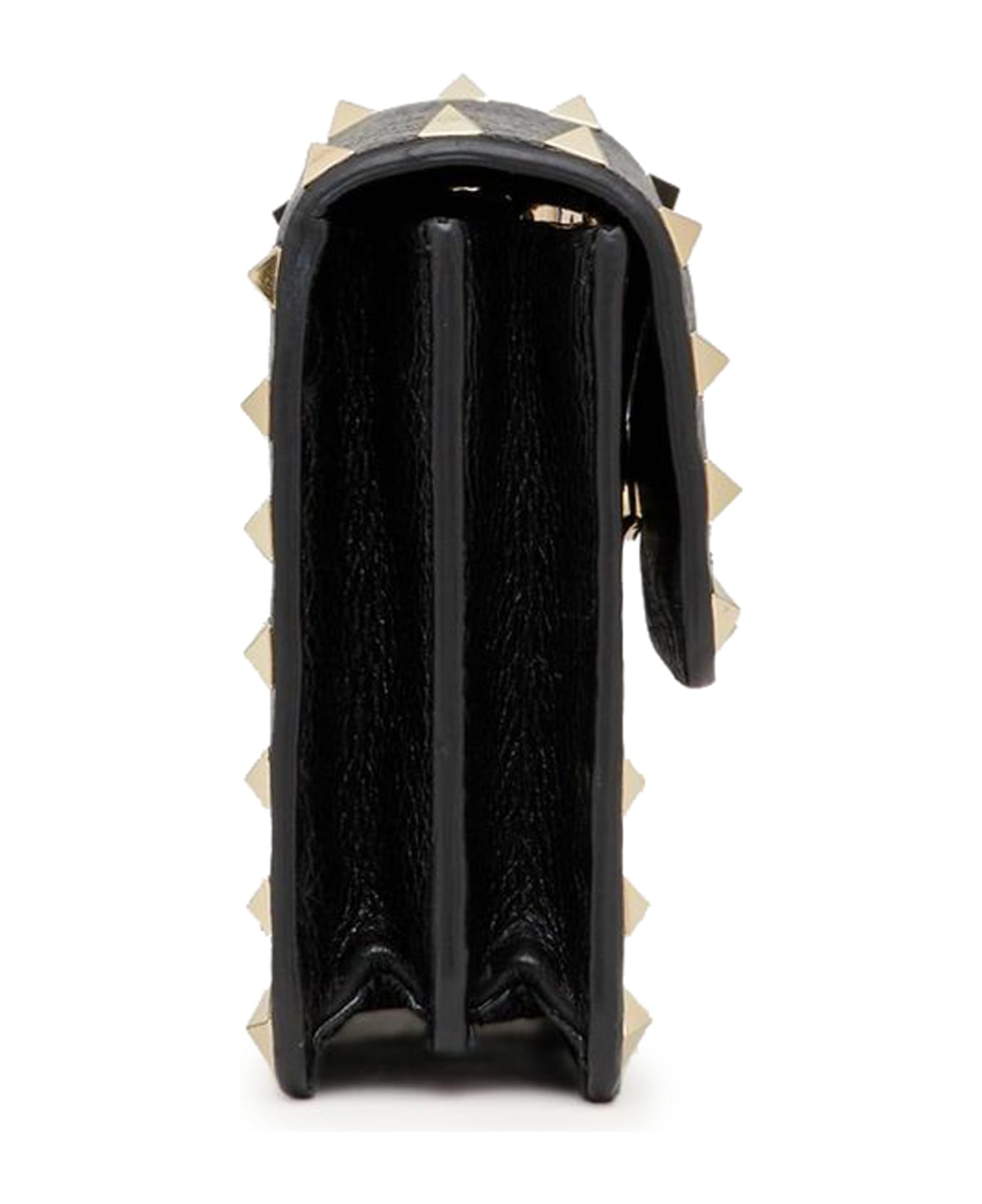 Valentino Garavani Rockstud Chain ??pouch In Garnet Calfskin