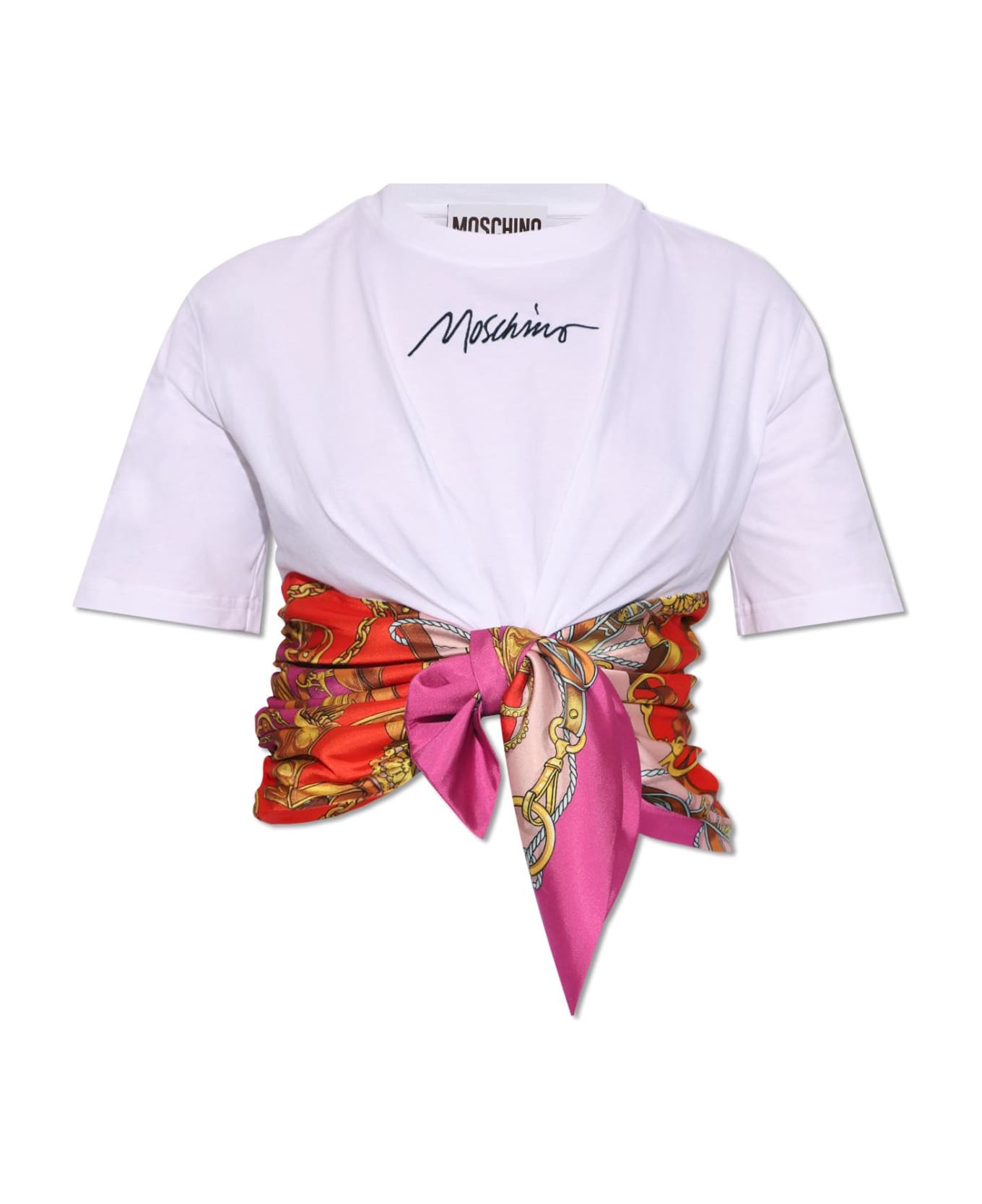 Moschino T-shirt With Logo - Bianco