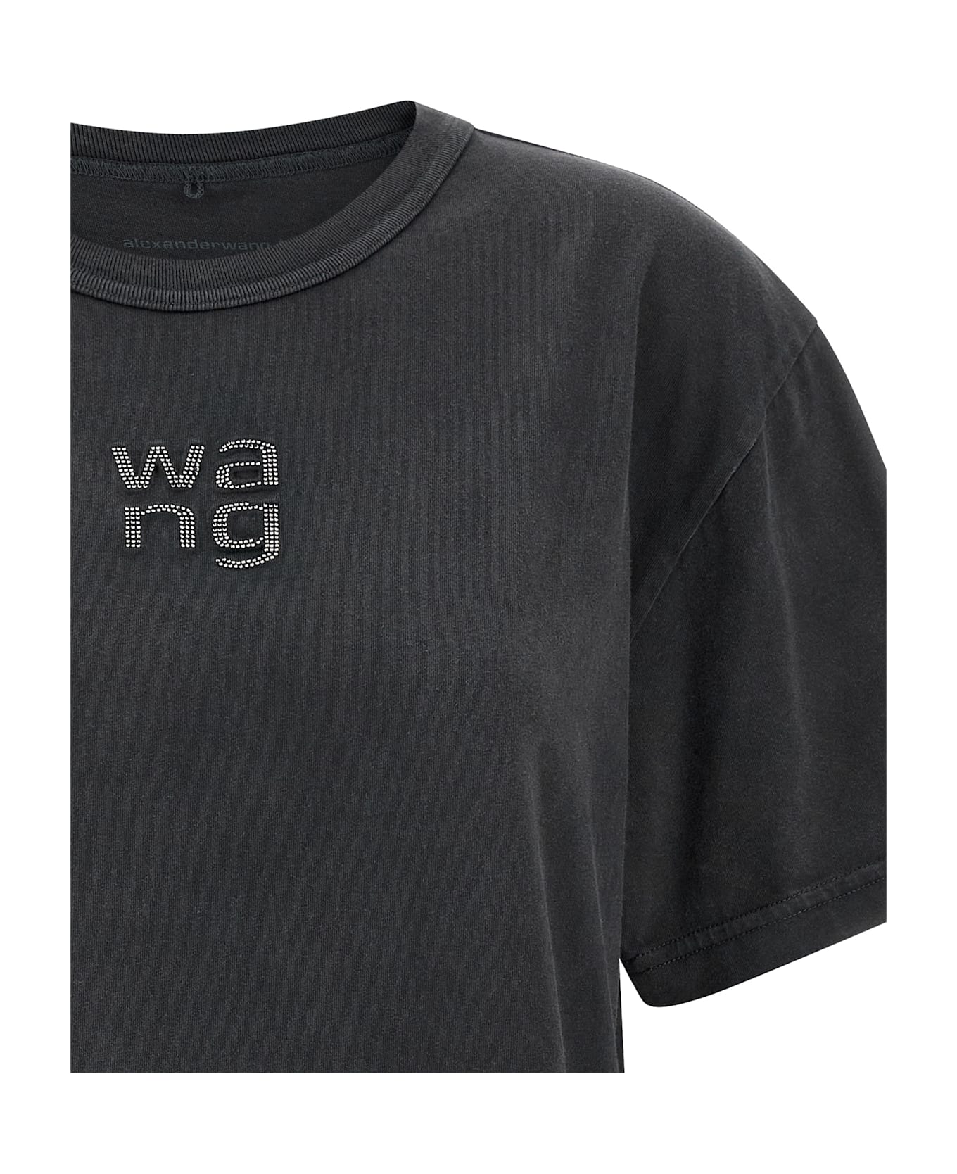 T by Alexander Wang 'hotfix Logo' T-shirt - Black  