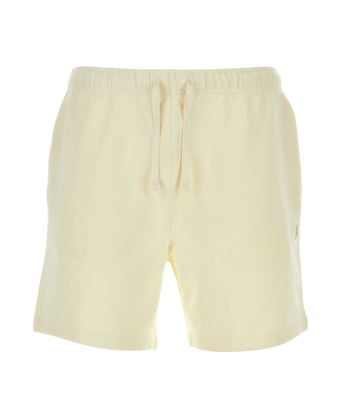 Polo Ralph Lauren Ivory Cotton Bermuda Shorts - CREAM