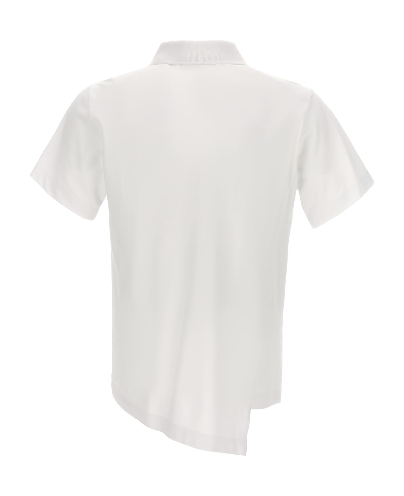 Comme des Garçons Shirt Polo X Lacoste - White