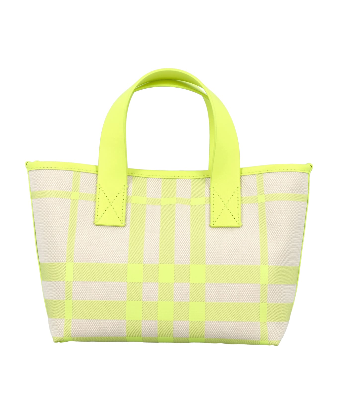 Burberry Check Tote Bag - VIVID LIME IP CHK アクセサリー＆ギフト