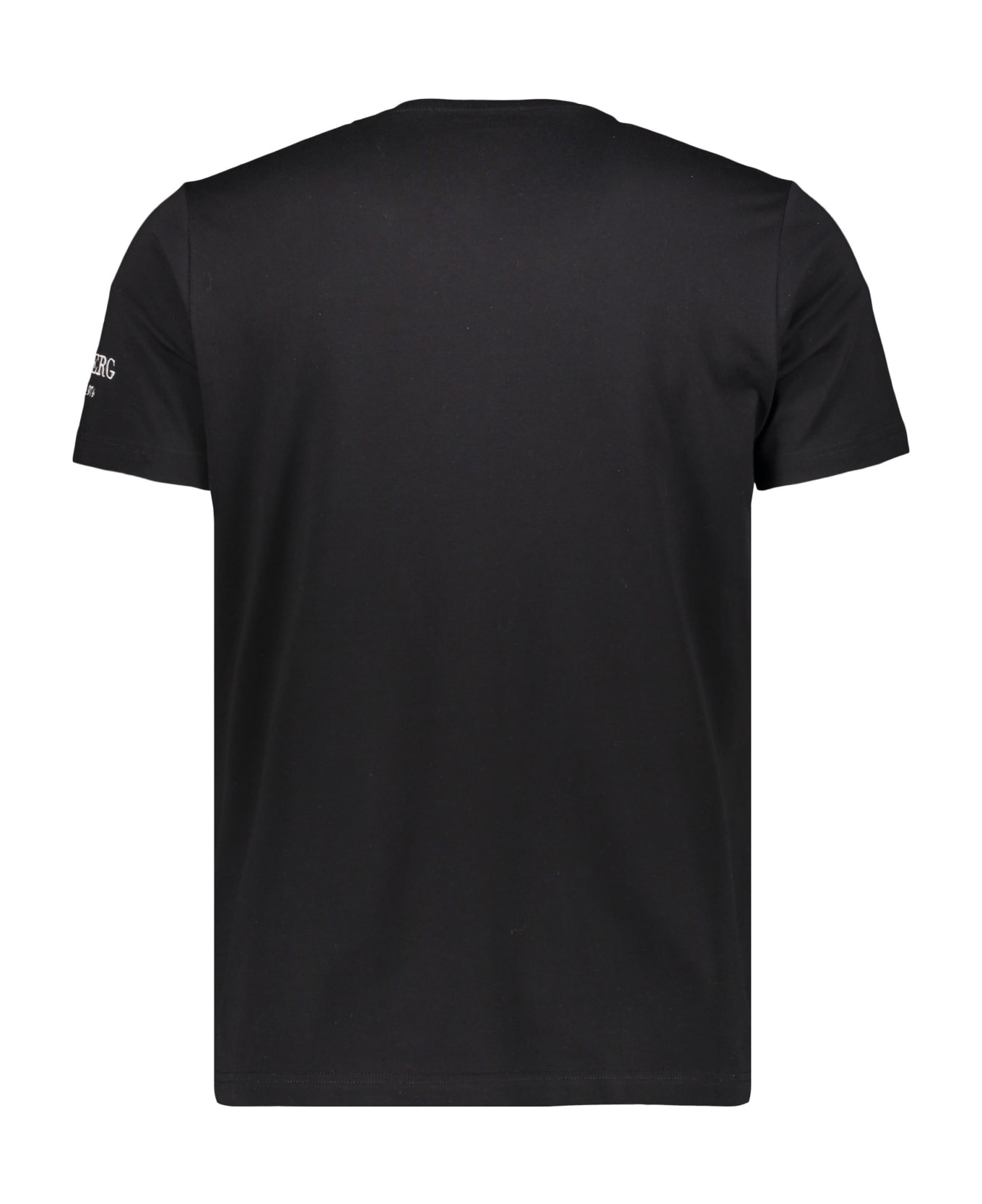 Iceberg Printed Cotton T-shirt - black シャツ