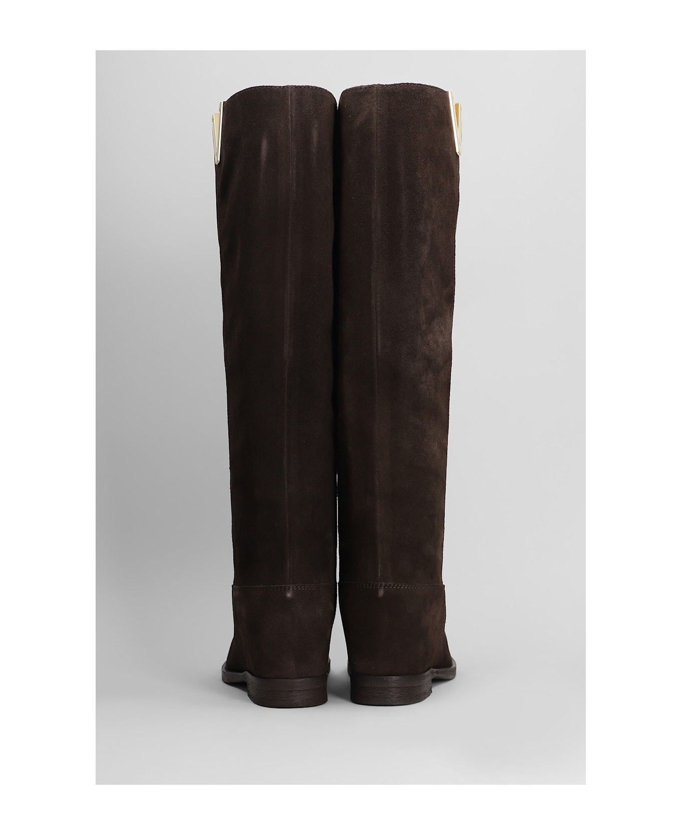 Via Roma 15 In Dark Brown Suede - dark brown