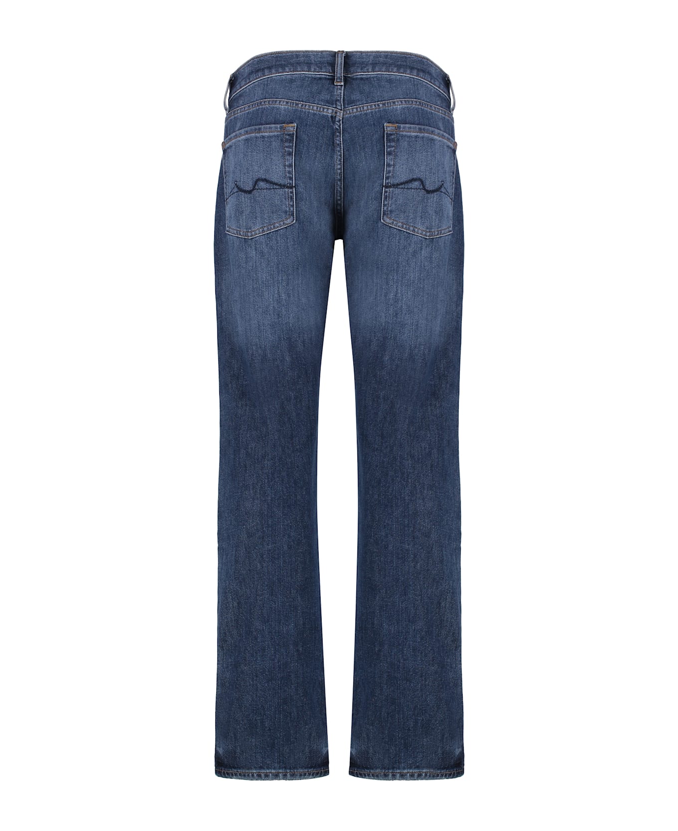 7 For All Mankind Guideline Straight Leg Jeans - Denim