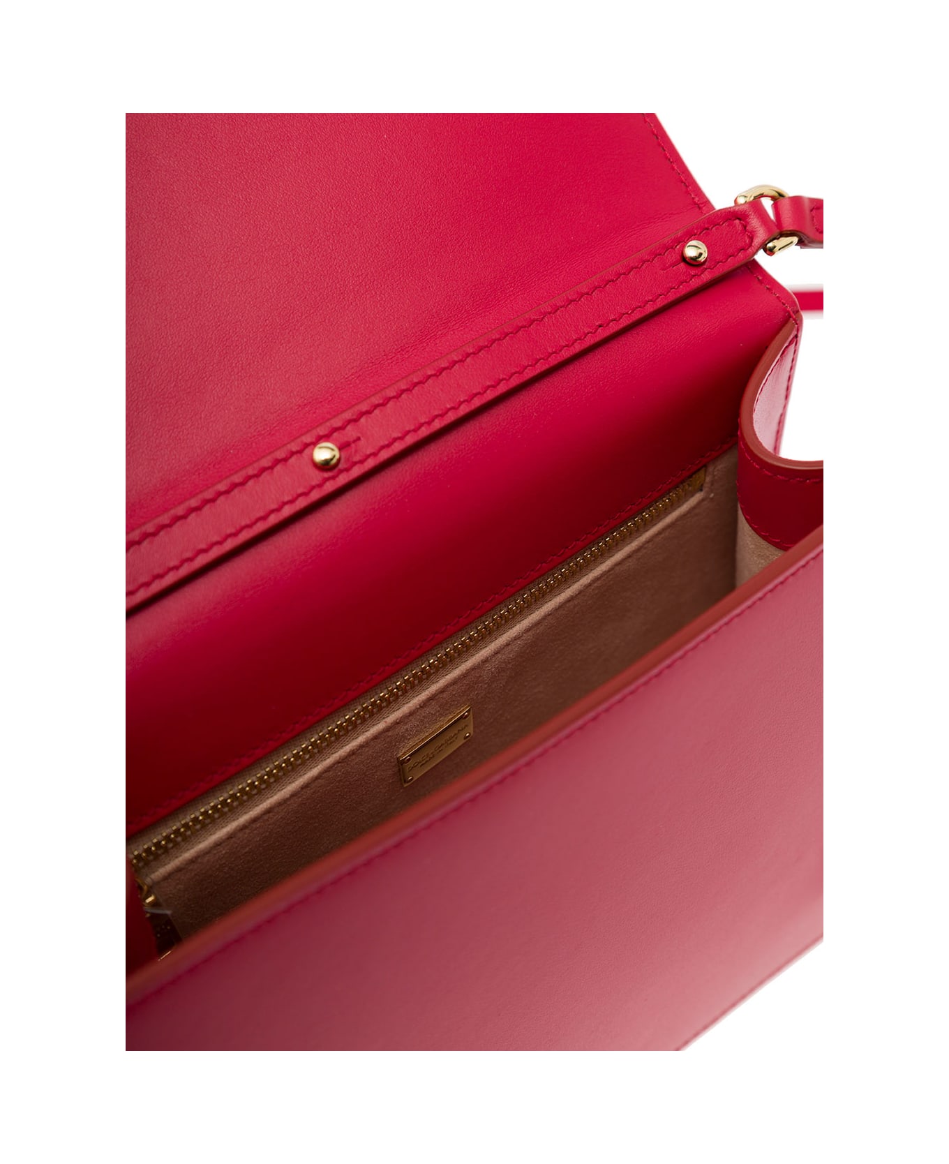 Dolce & Gabbana 'dg Logo Bag' Red Crossbody Bag In Leather Woman - Red ショルダーバッグ