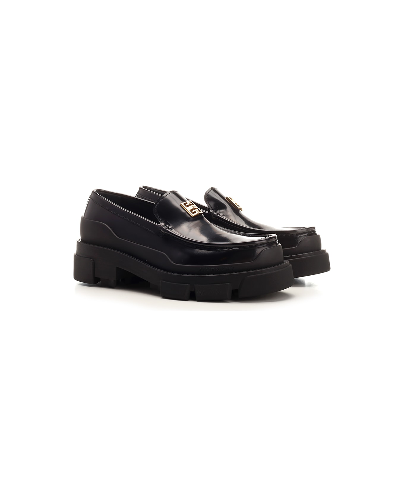 Givenchy Terra Black Loafers - BLACK