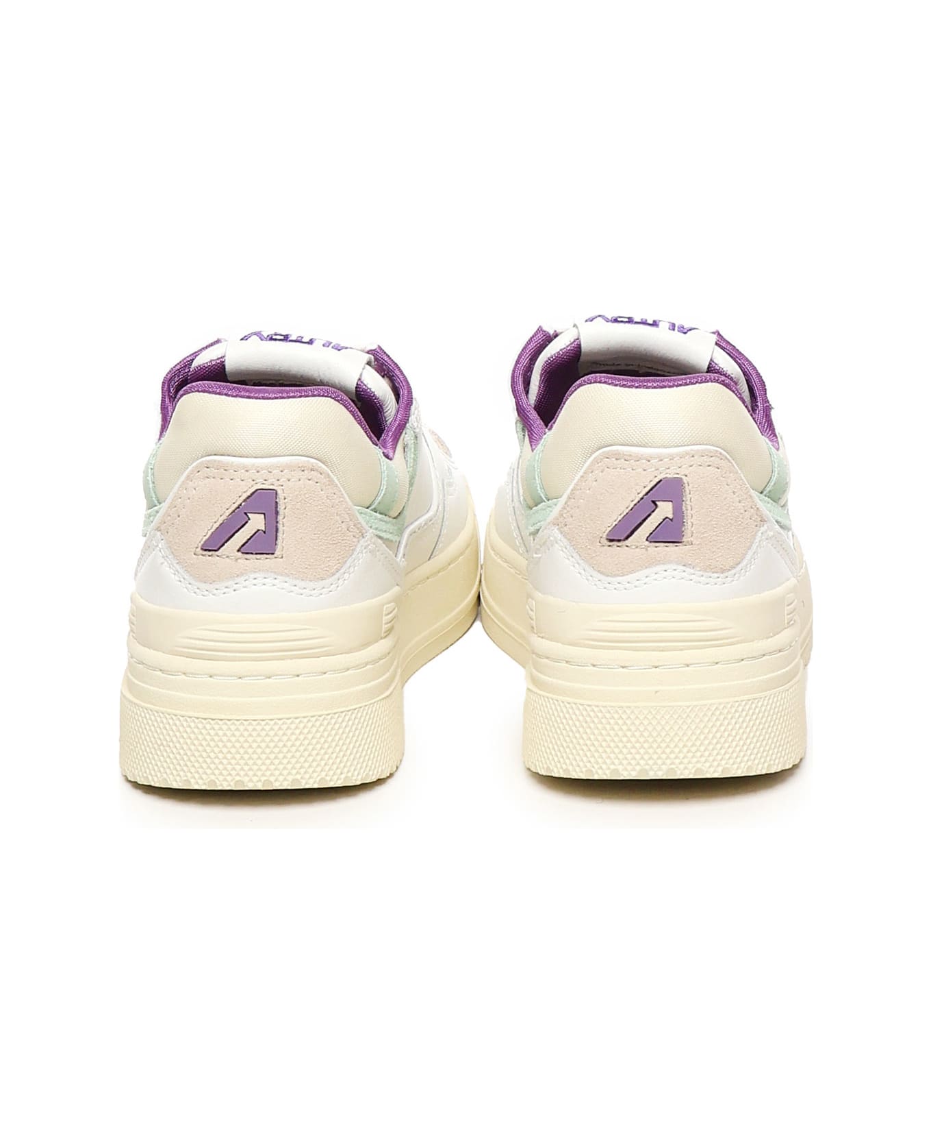 Autry Clc Low Sneakers - WHITE, pink