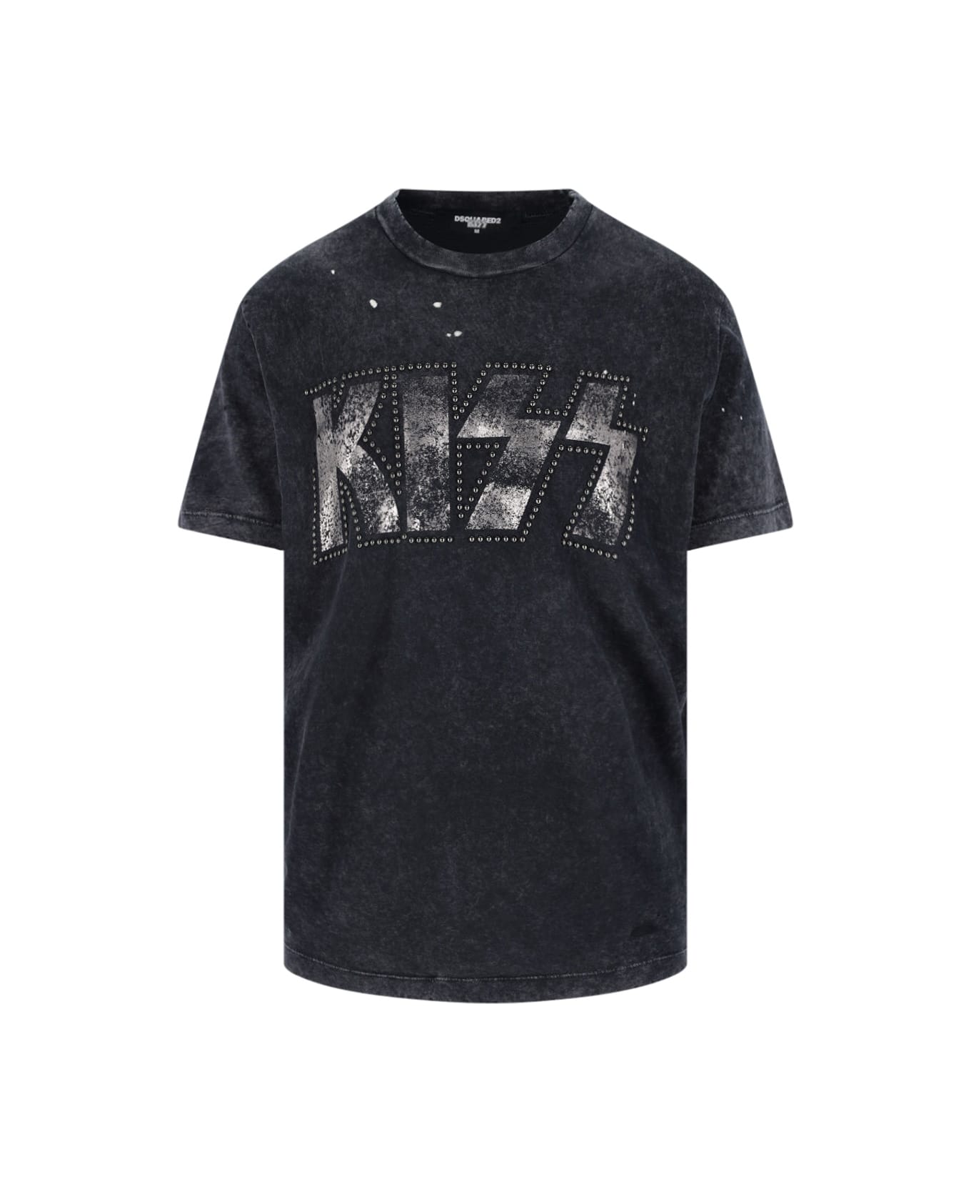 Dsquared2 X Kiss Logo T-shirt - Gray