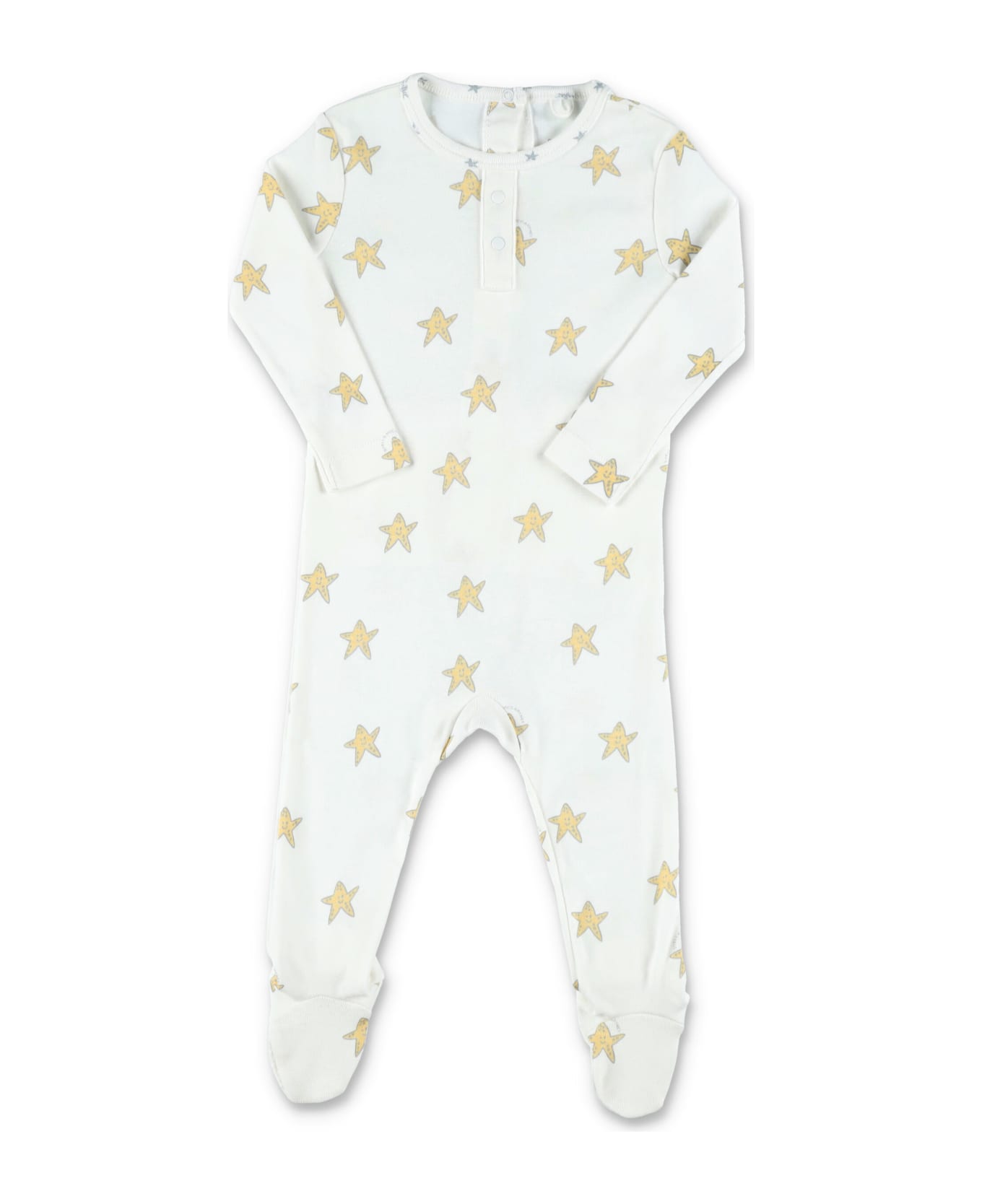 Stella McCartney Kids Smiling Star Print Baby Gift Set - WHITE
