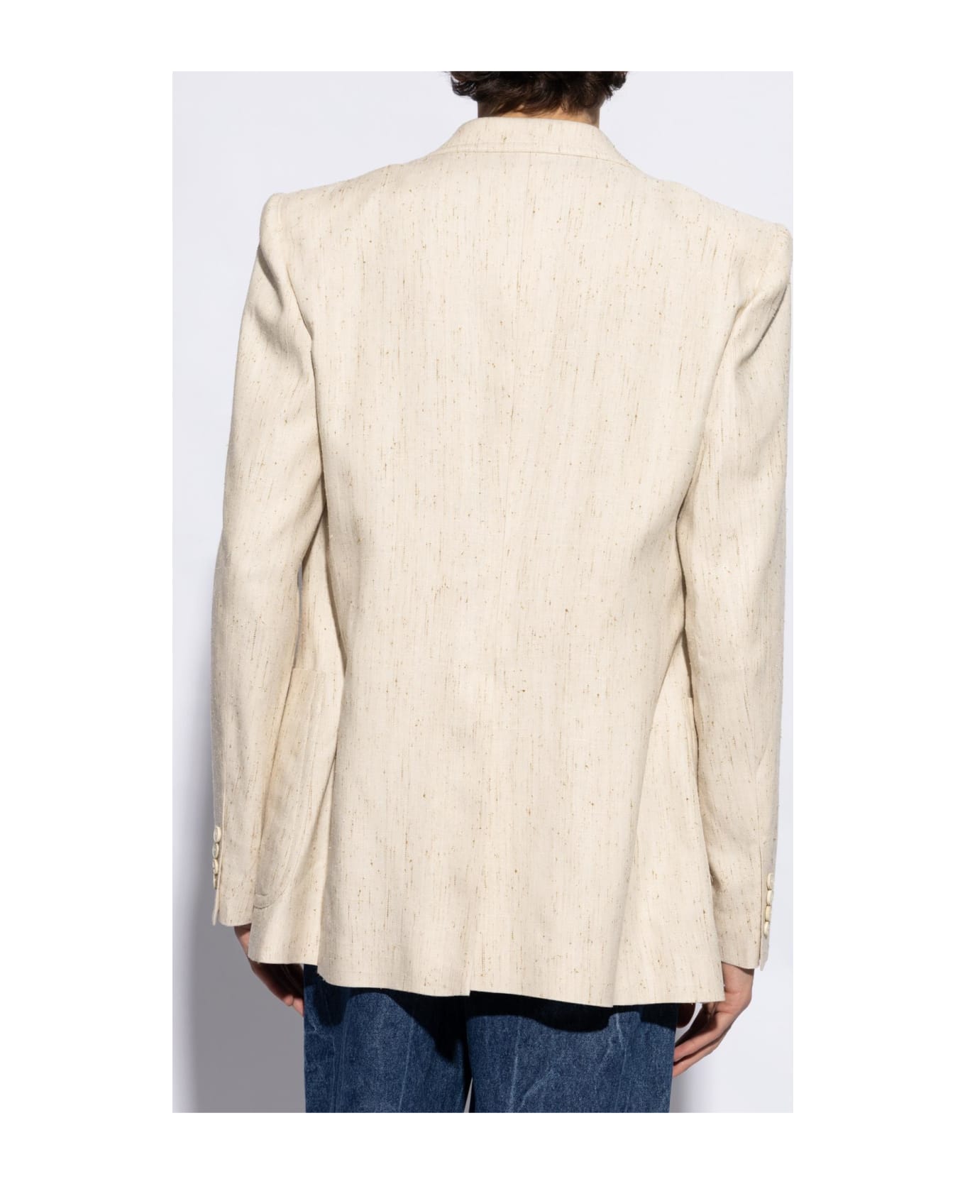 Dries Van Noten Double-breasted Blazer - ECRU ブレザー