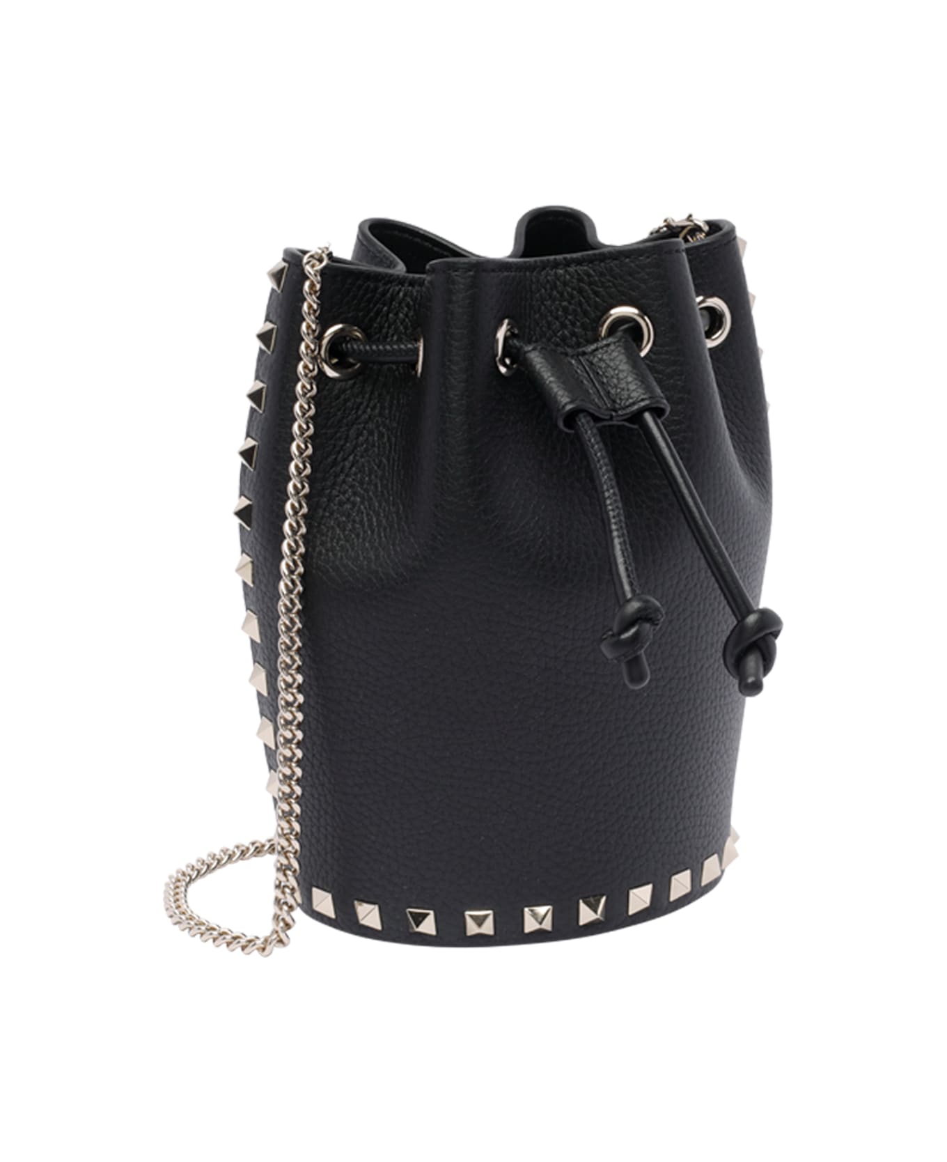 Valentino Garavani Mini Rockstud Bucket Bag - Black