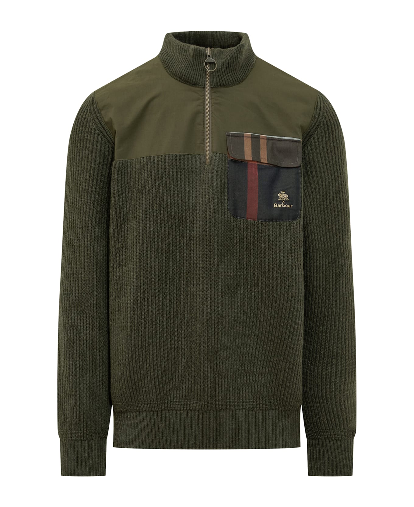 Barbour X Baracuta Miller Sweatshirt - OLIVE