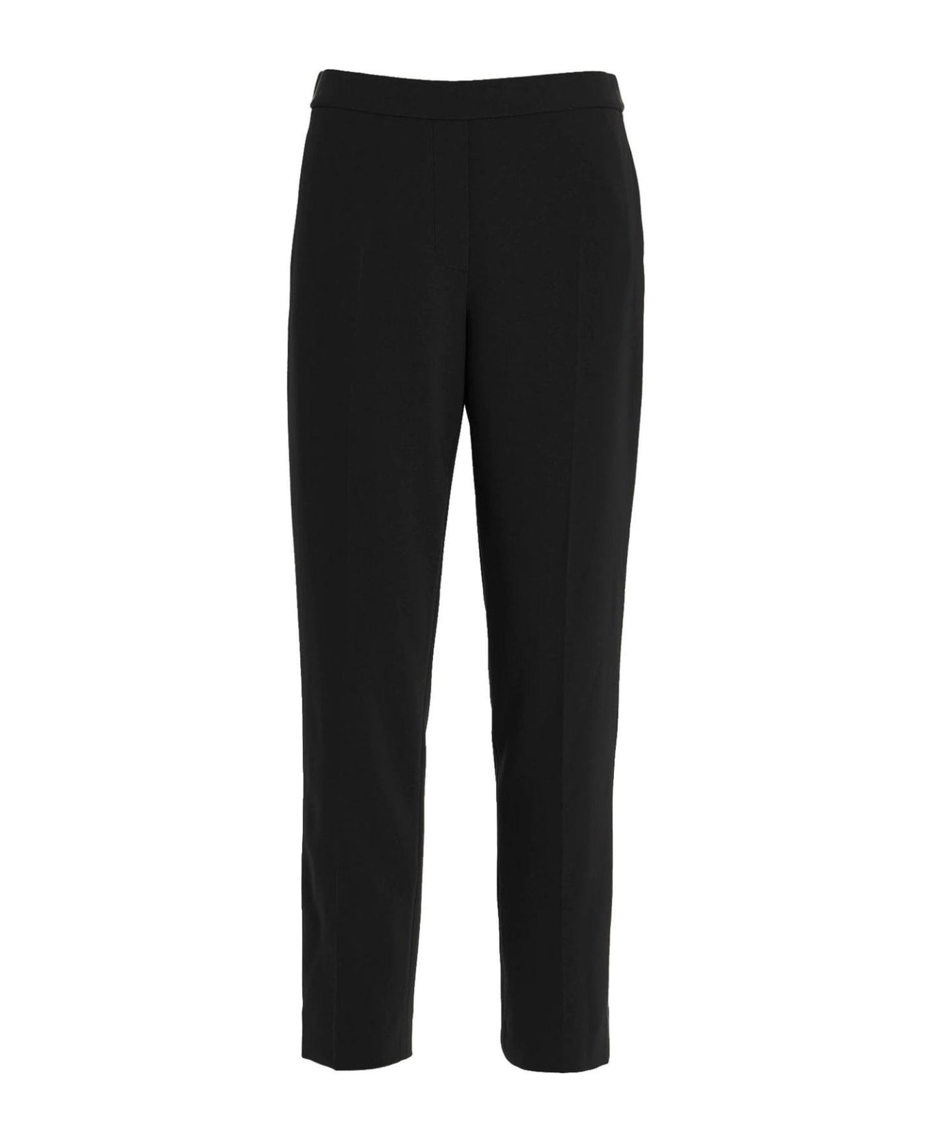 Theory Straight Leg Tailored Trousers - BLACK ボトムス