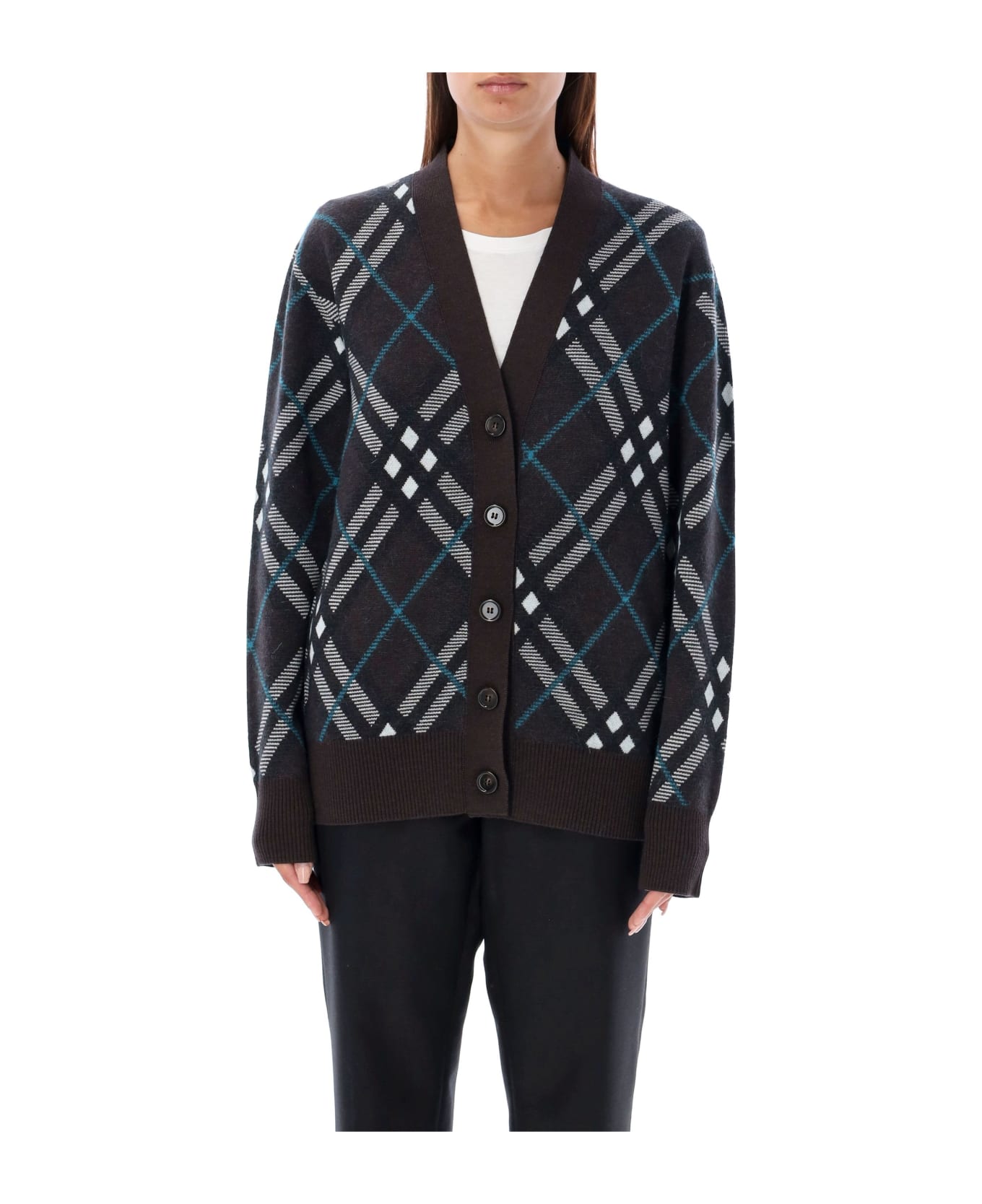 Burberry Checked Cardigan - Snug Ip Check