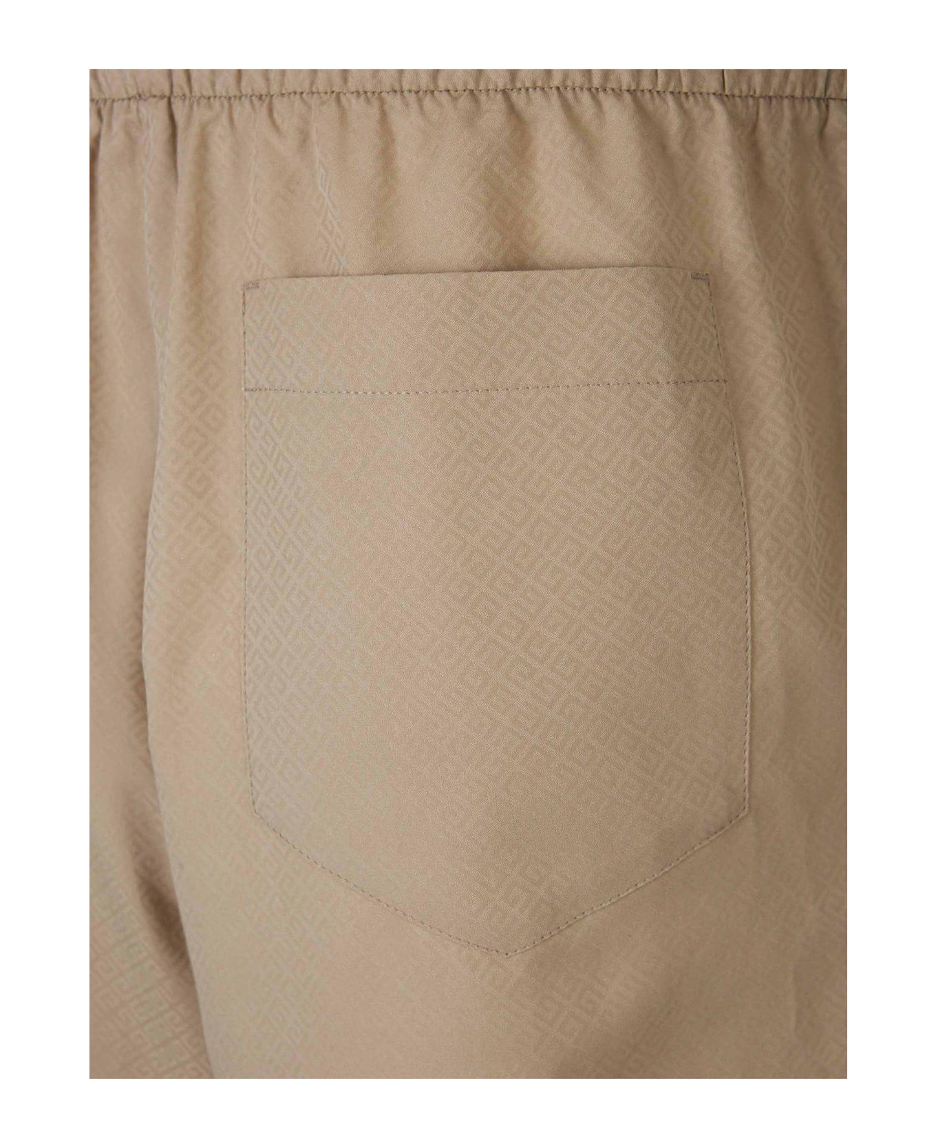 Givenchy 4g Motif Bermuda Shorts - Beige