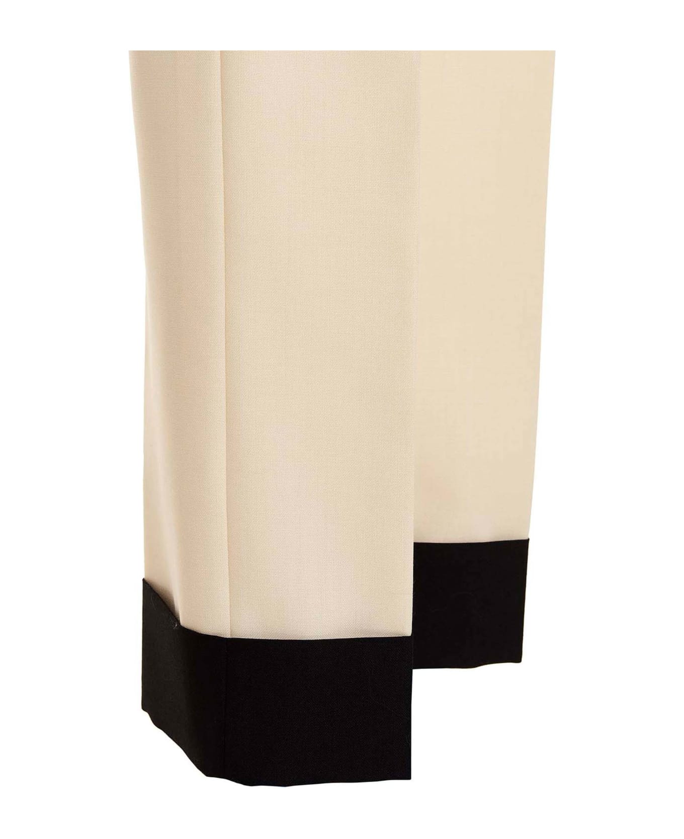 Gucci Contrast Edging Pants - White/Black