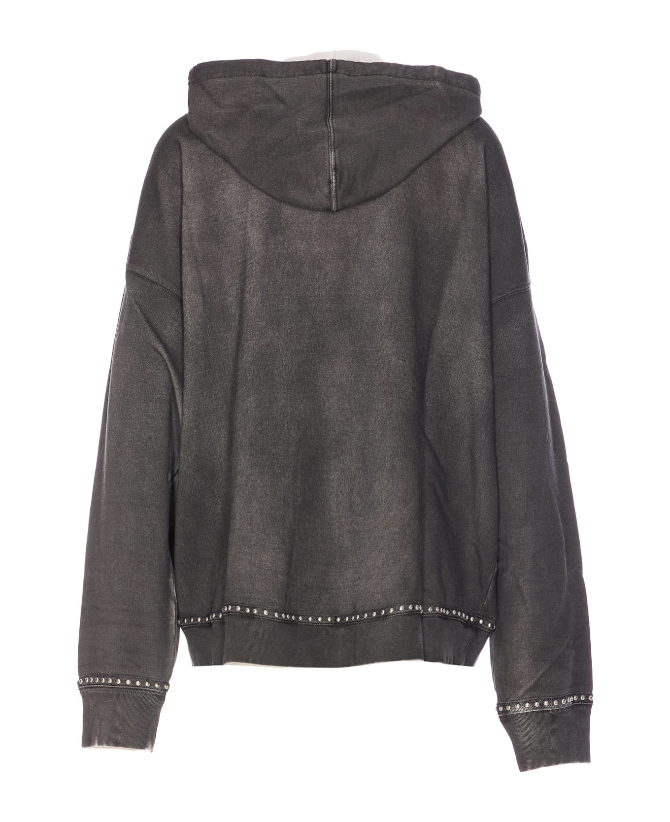 Golden Goose Zip Up Sweatshirt - Grey