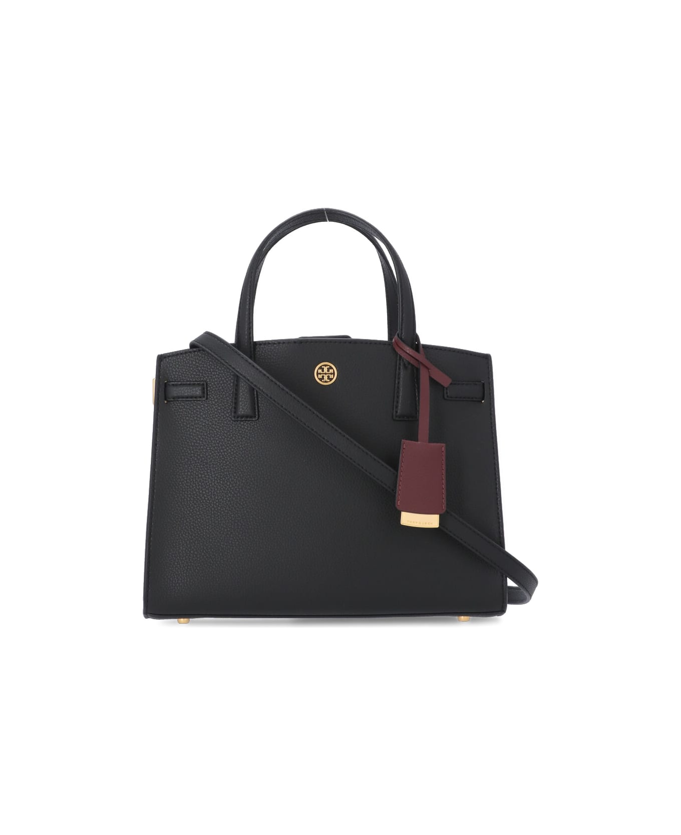 Tory Burch Robinson Small Tote - Black