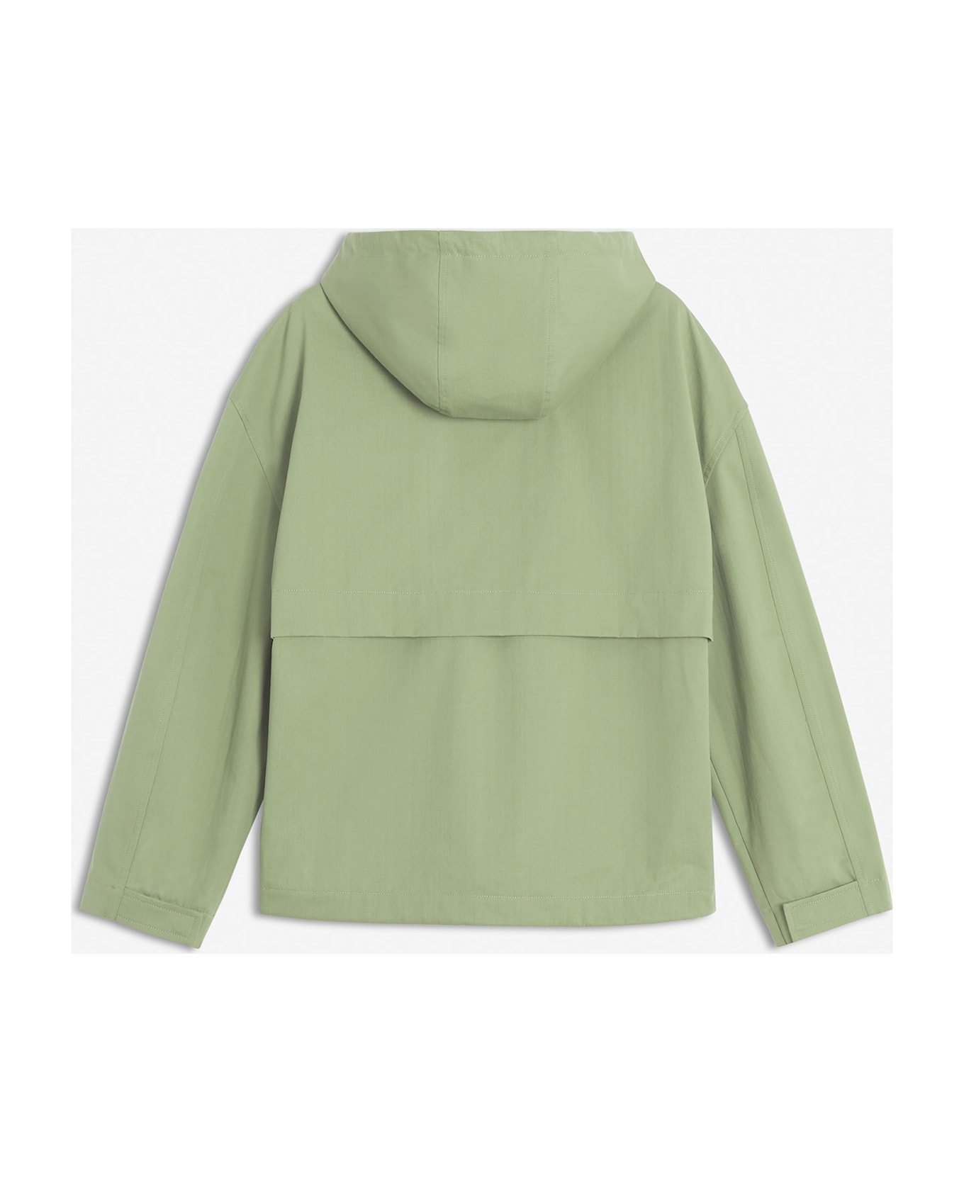 Maison Kitsuné Hooded Popover Jacket - Turf Green