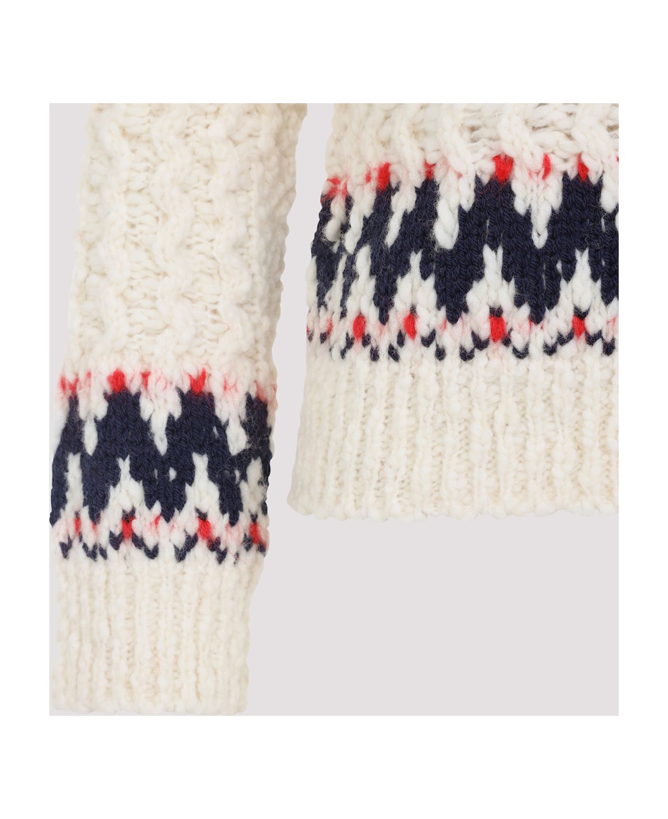 Moncler Grenoble Virgin Wool Pullover - White