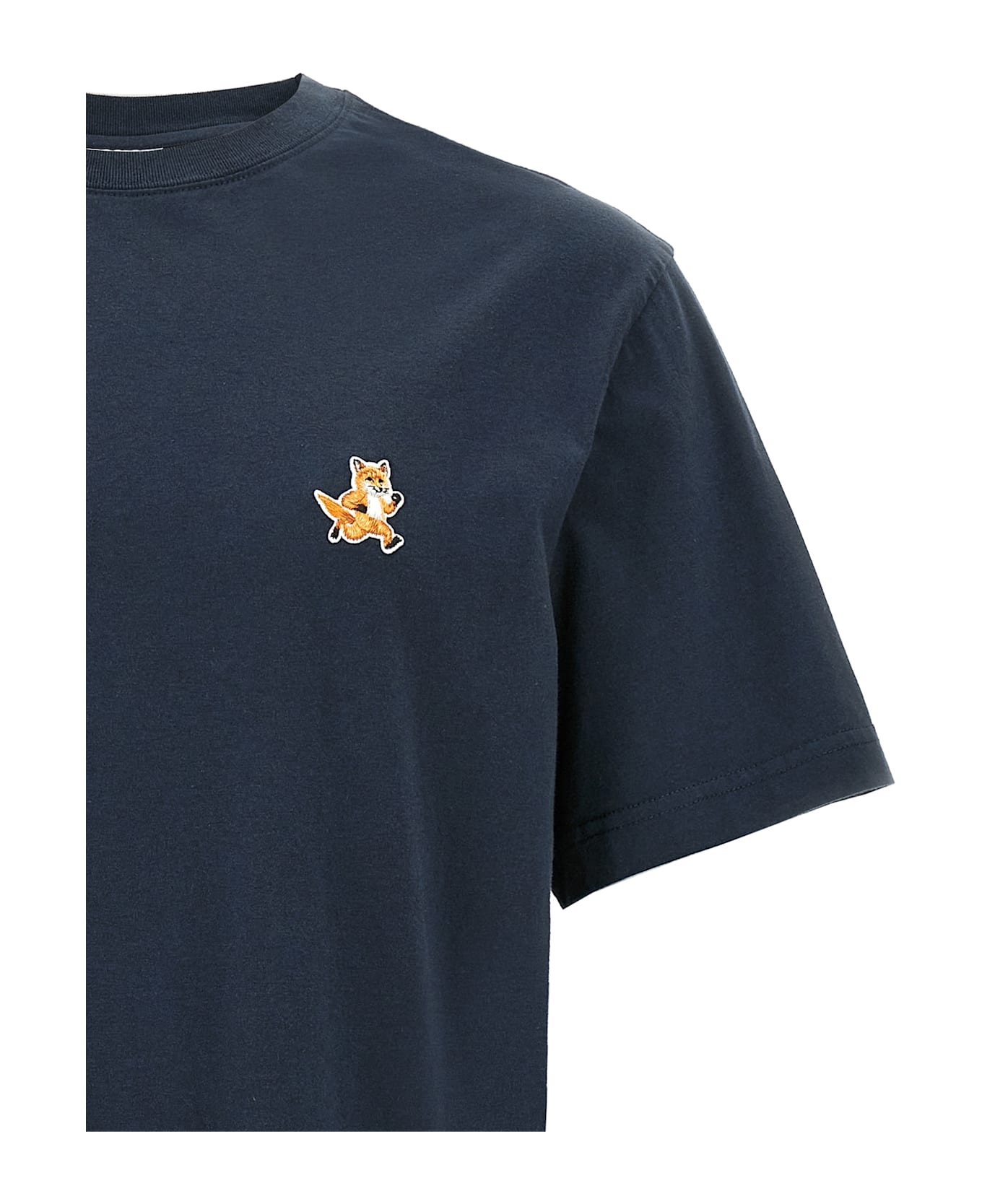 Maison Kitsuné 
speedy Fox
 T-shirt - Blue