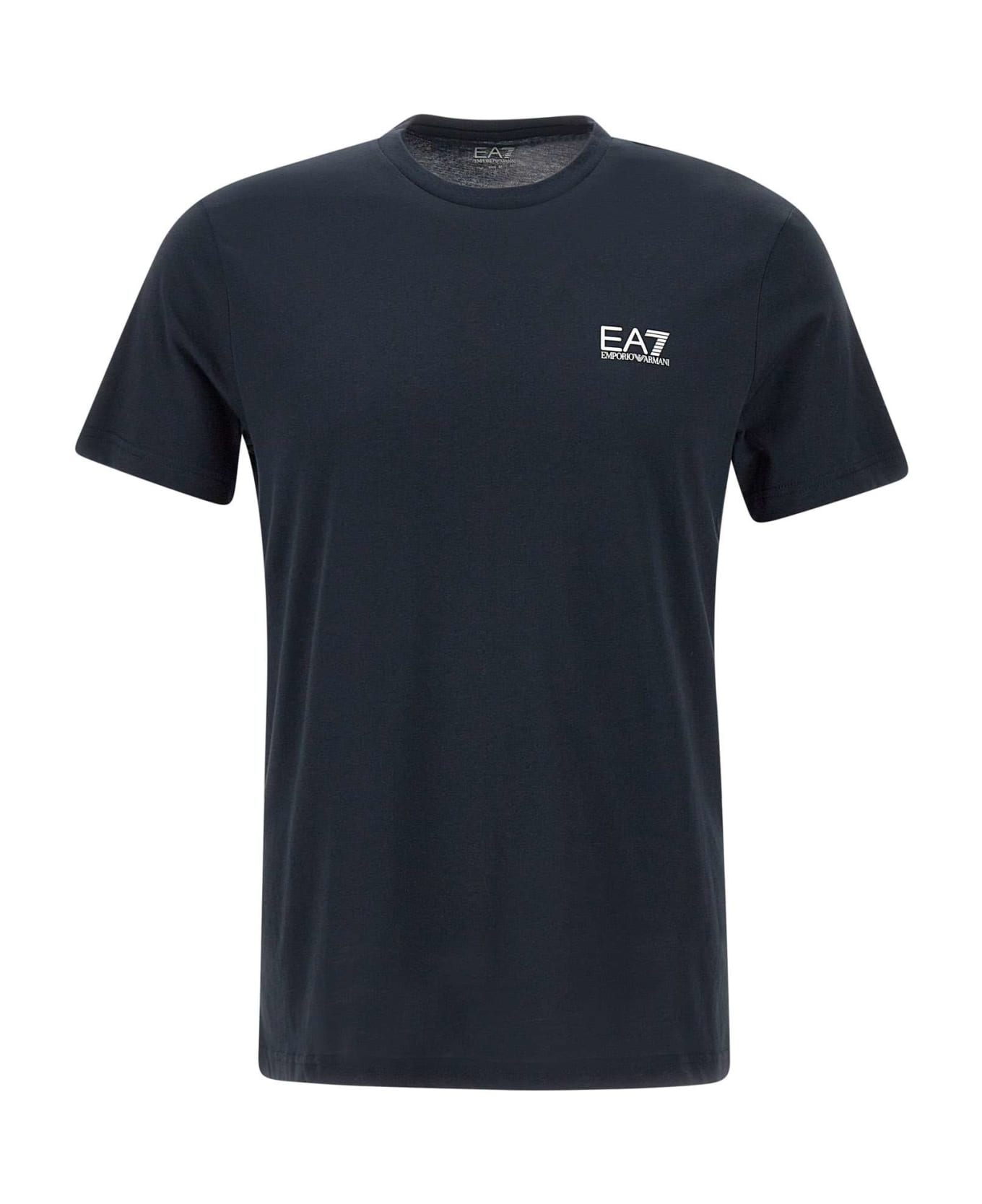 EA7 Cotton T-shirt - BLUE
