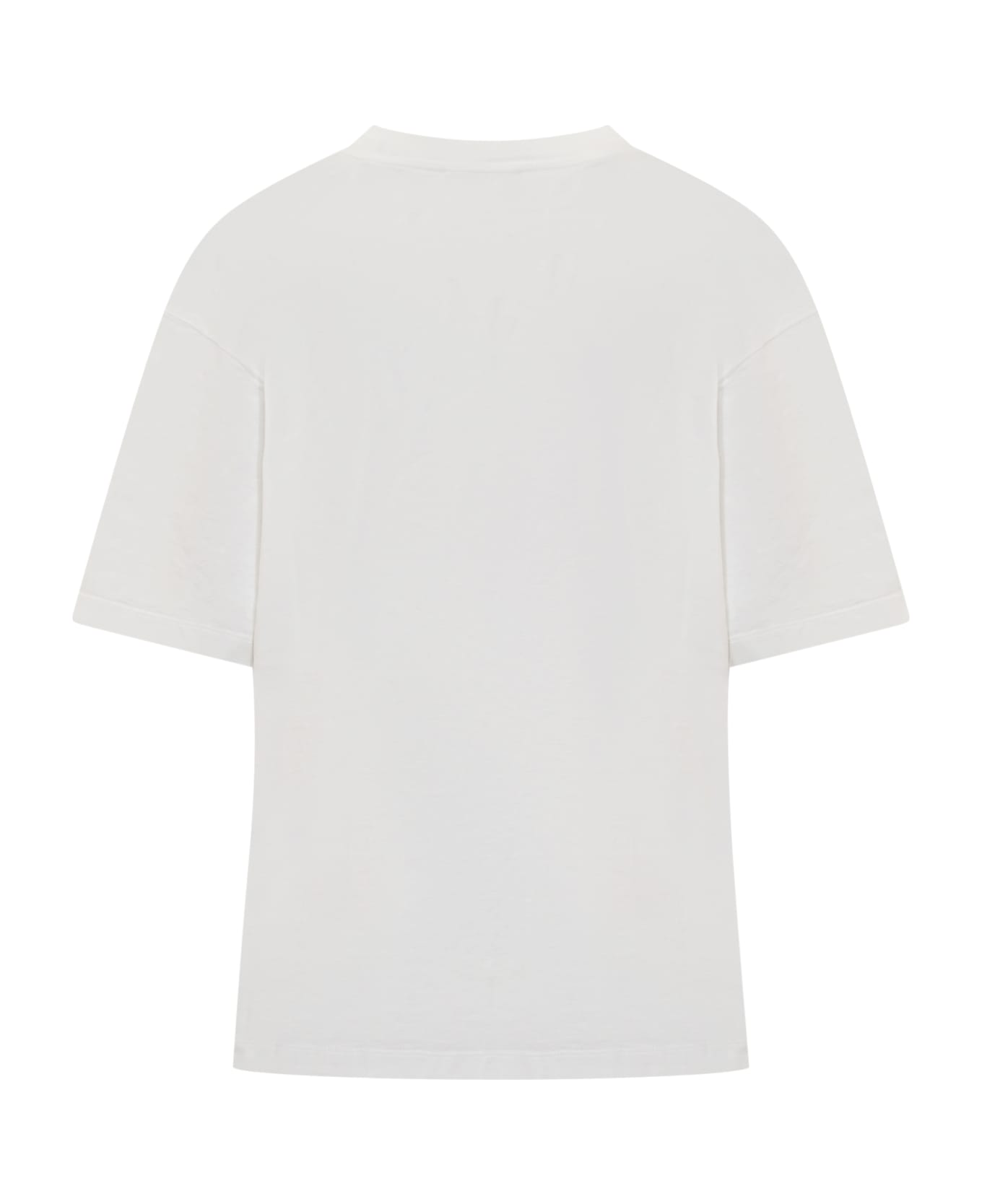 Marni T-shirt With Floral Print - LILY WHITE