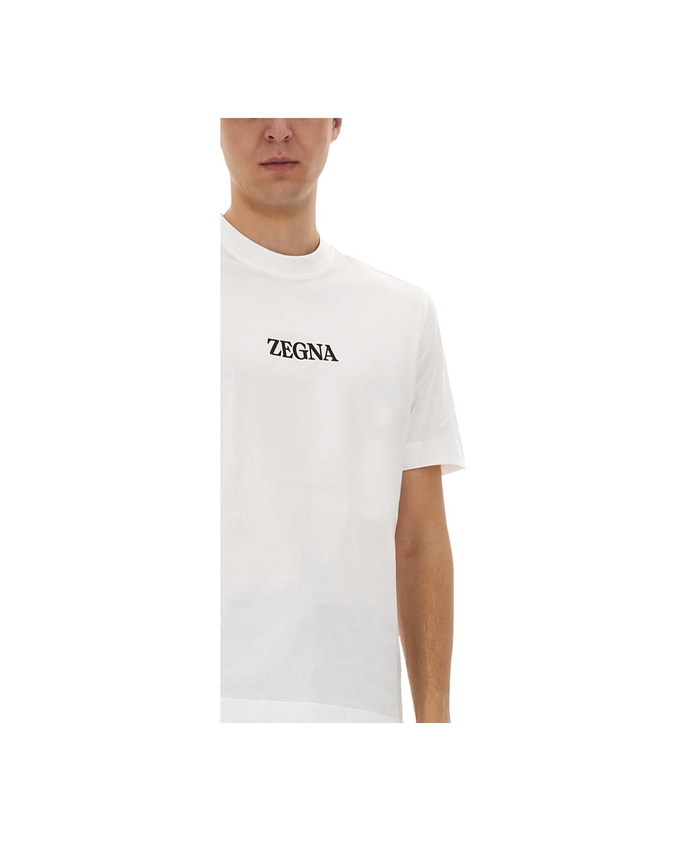 Zegna Jersey T-shirt - WHITE