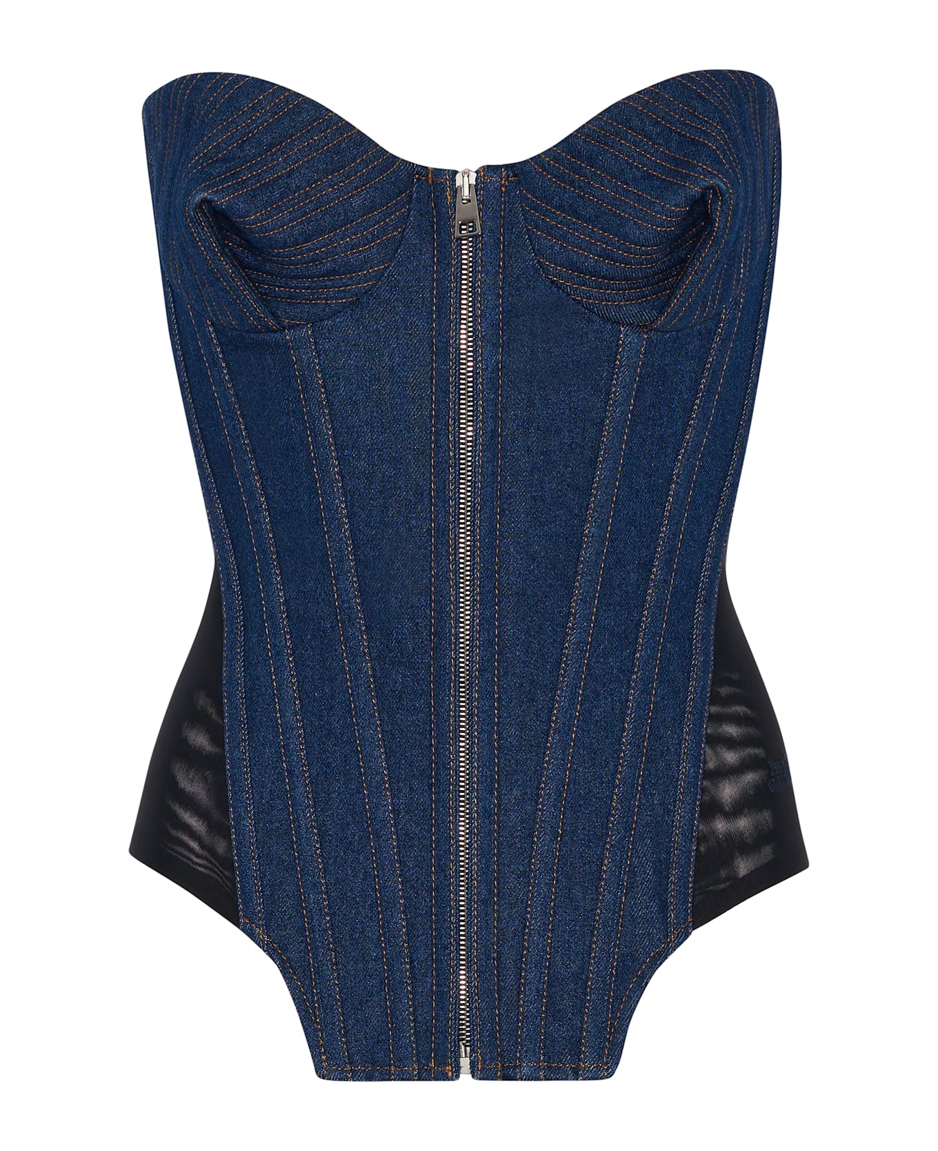 Jean Paul Gaultier Denim Bustier - Denim