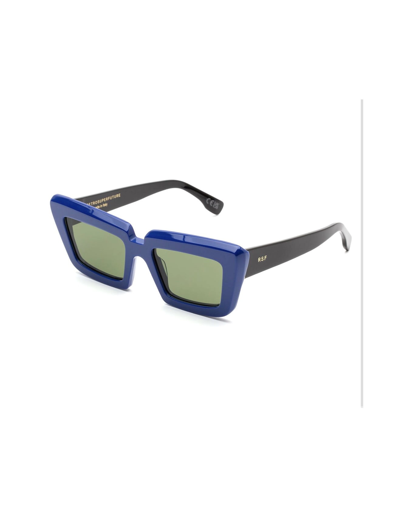 RETROSUPERFUTURE Coccodrillo Triphase Blue Sunglasses - Blu