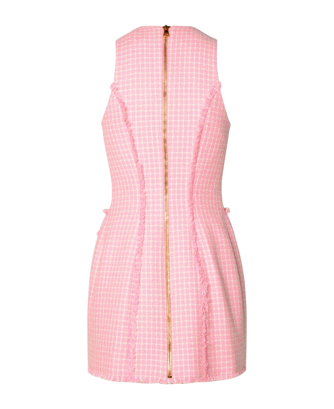 Balmain Cotton Blend Dress - Pink コート＆ジャケット