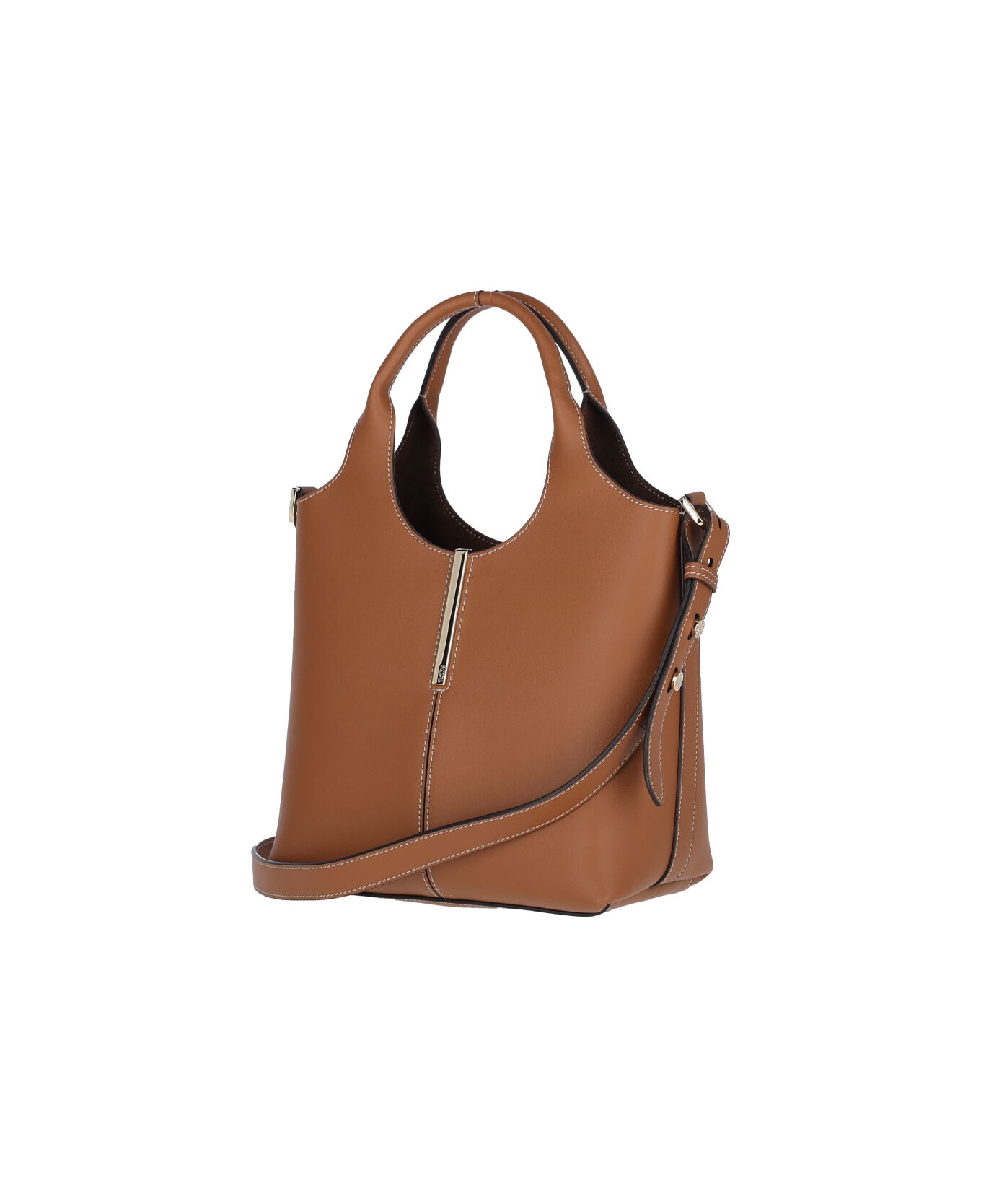 Tod's Leather Shopping Bag - Brown
