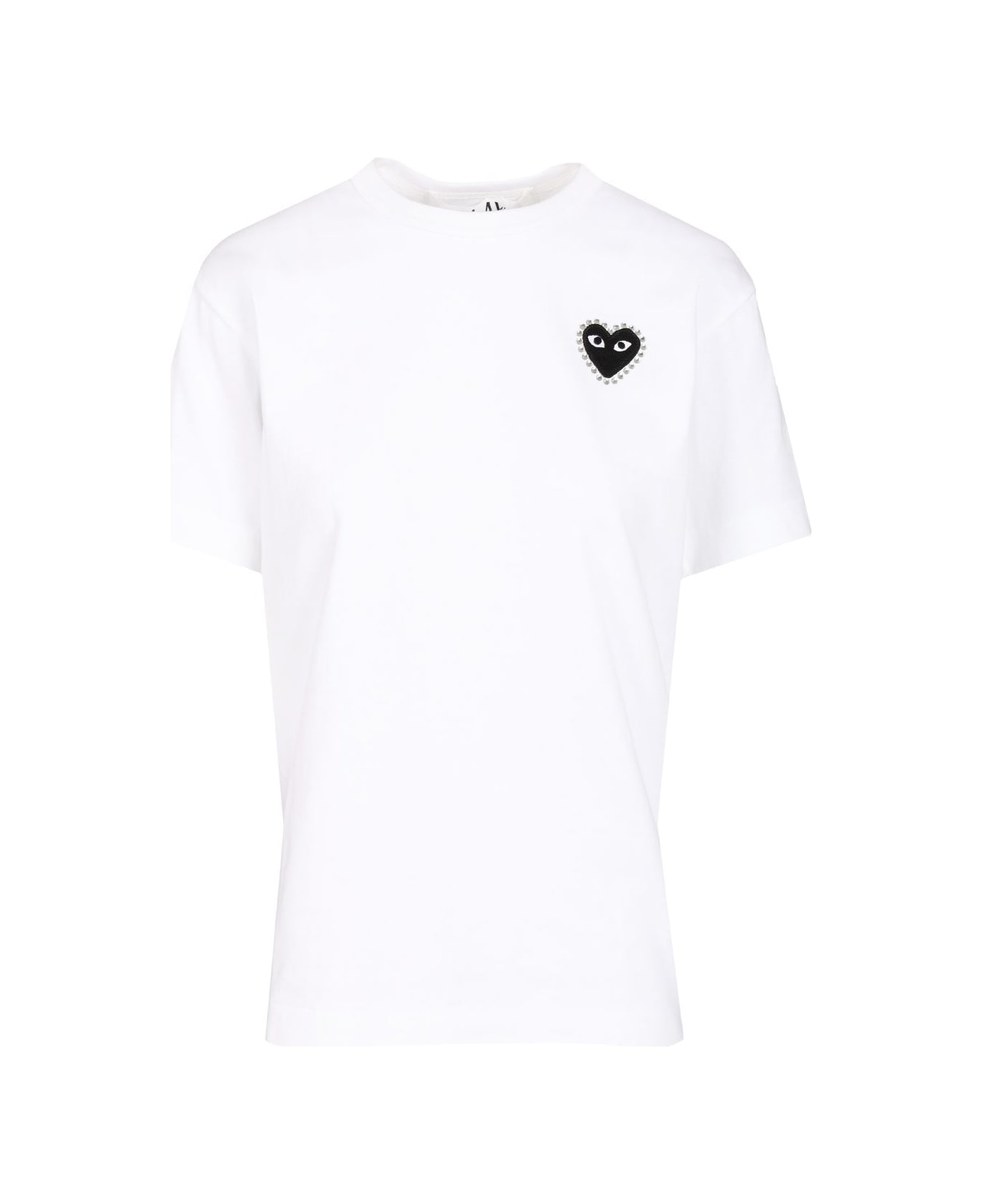 Comme des Garçons Play Black Heart T-shirt - Whitexblack