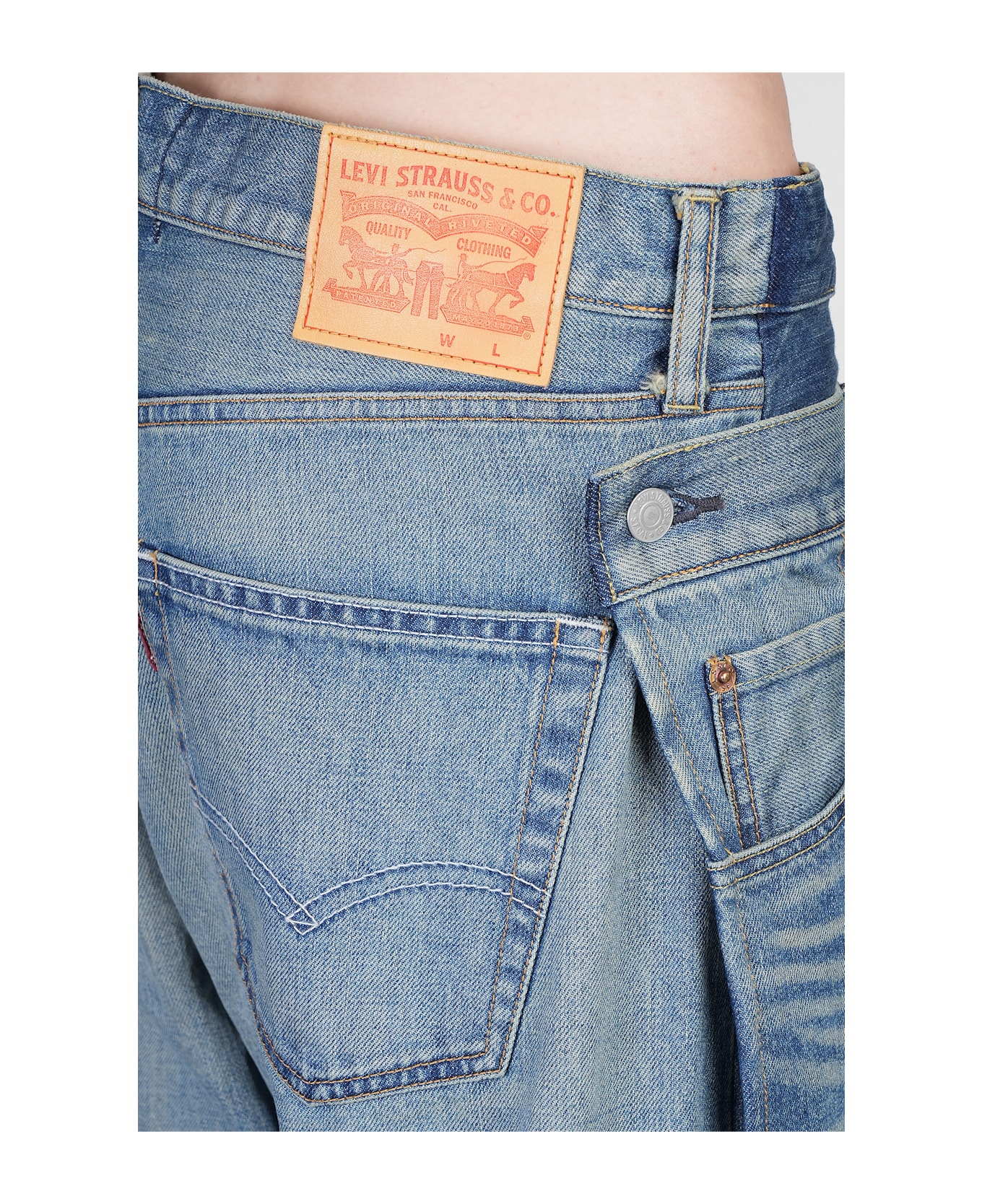 Junya Watanabe Jeans In Blue Cotton - blue