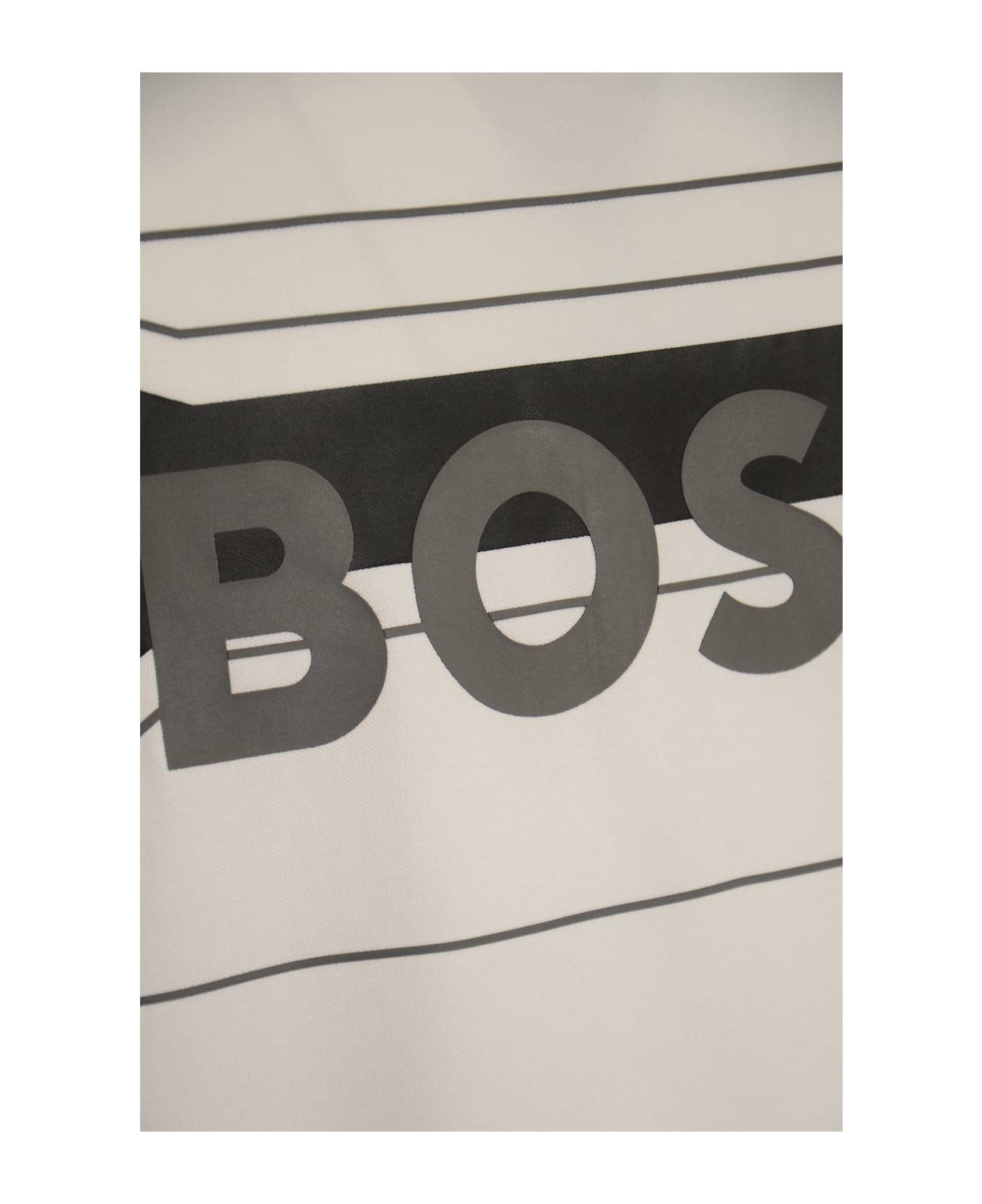 Hugo Boss Logo Round Neck T-shirt - White