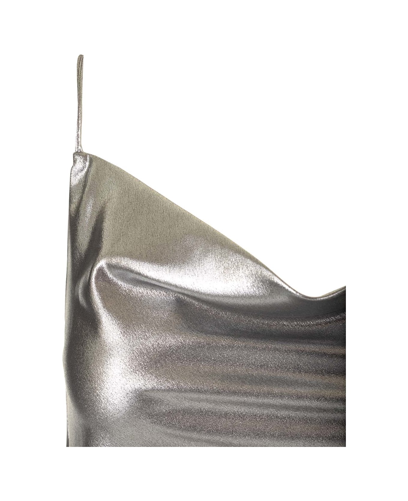 Rotate by Birger Christensen Mini Slip Dress - Silver ワンピース＆ドレス